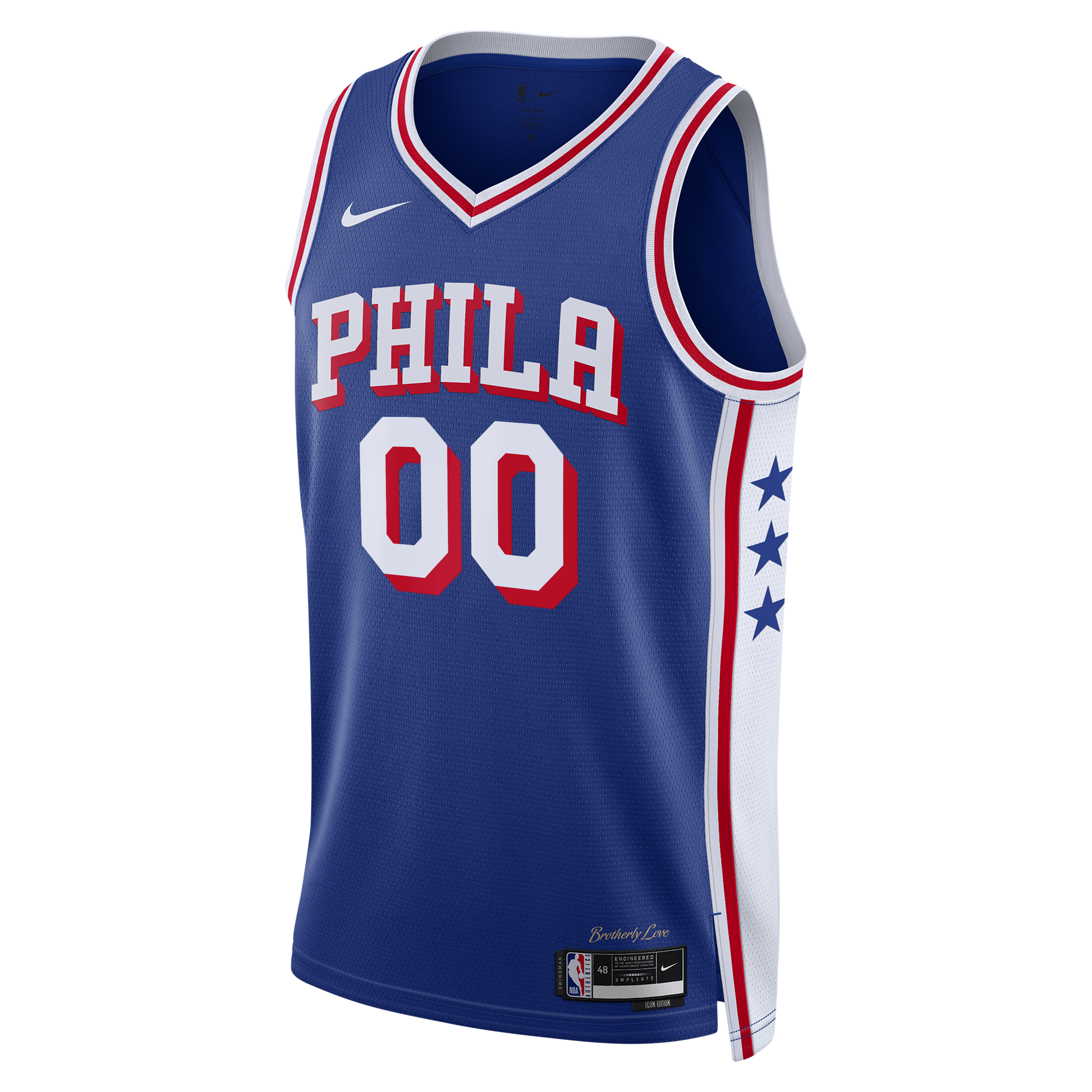 Labaron Philon Jr. Philadelphia 76ers Nike Unisex Swingman Jersey - Icon Edition - Royal