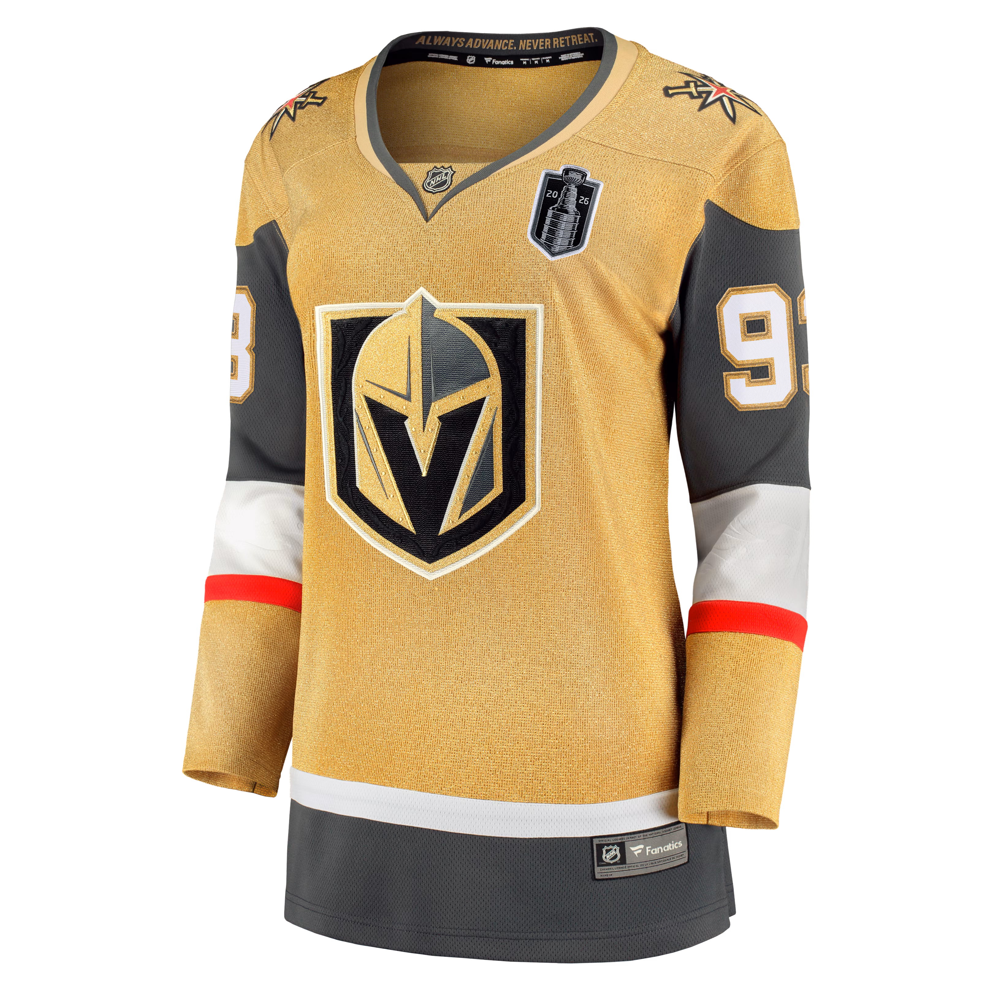 Mitch Marner Vegas Golden Knights Fanatics Women's 2026 Stanley Cup Final Breakaway Jersey - Gold