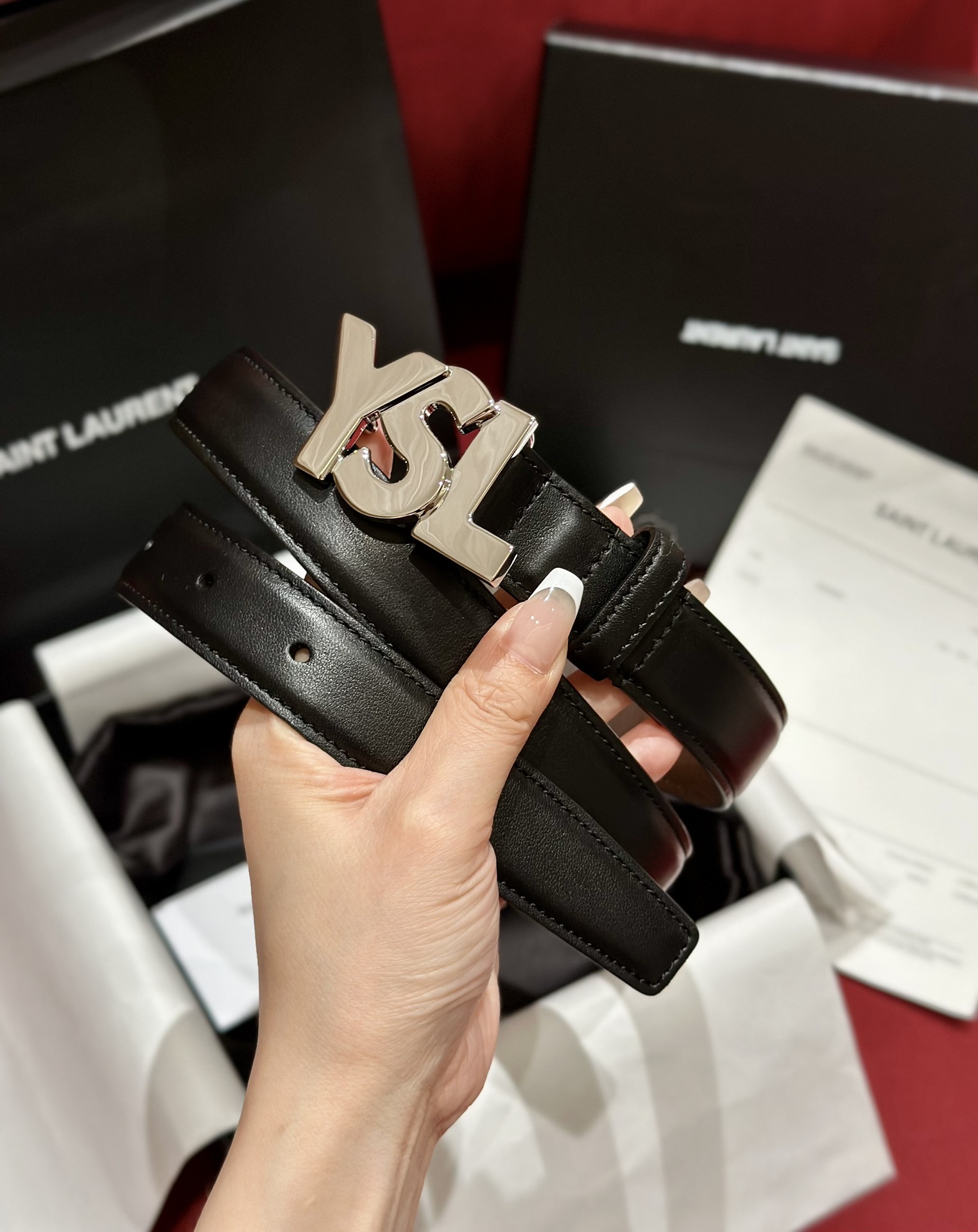 YSL belt-55