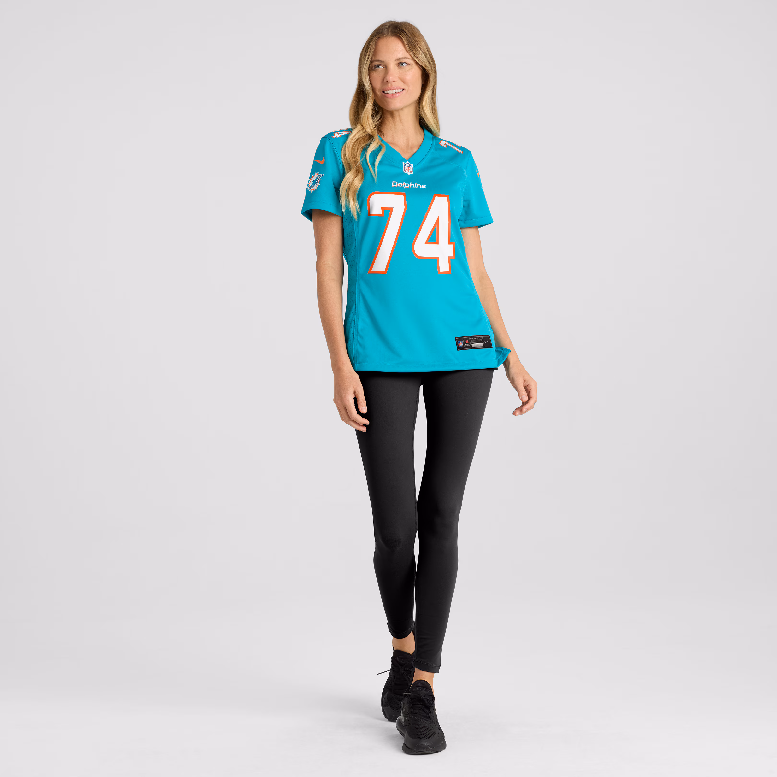 Kadyn Proctor Miami Dolphins Nike Women's Team Game Jersey - Aqua