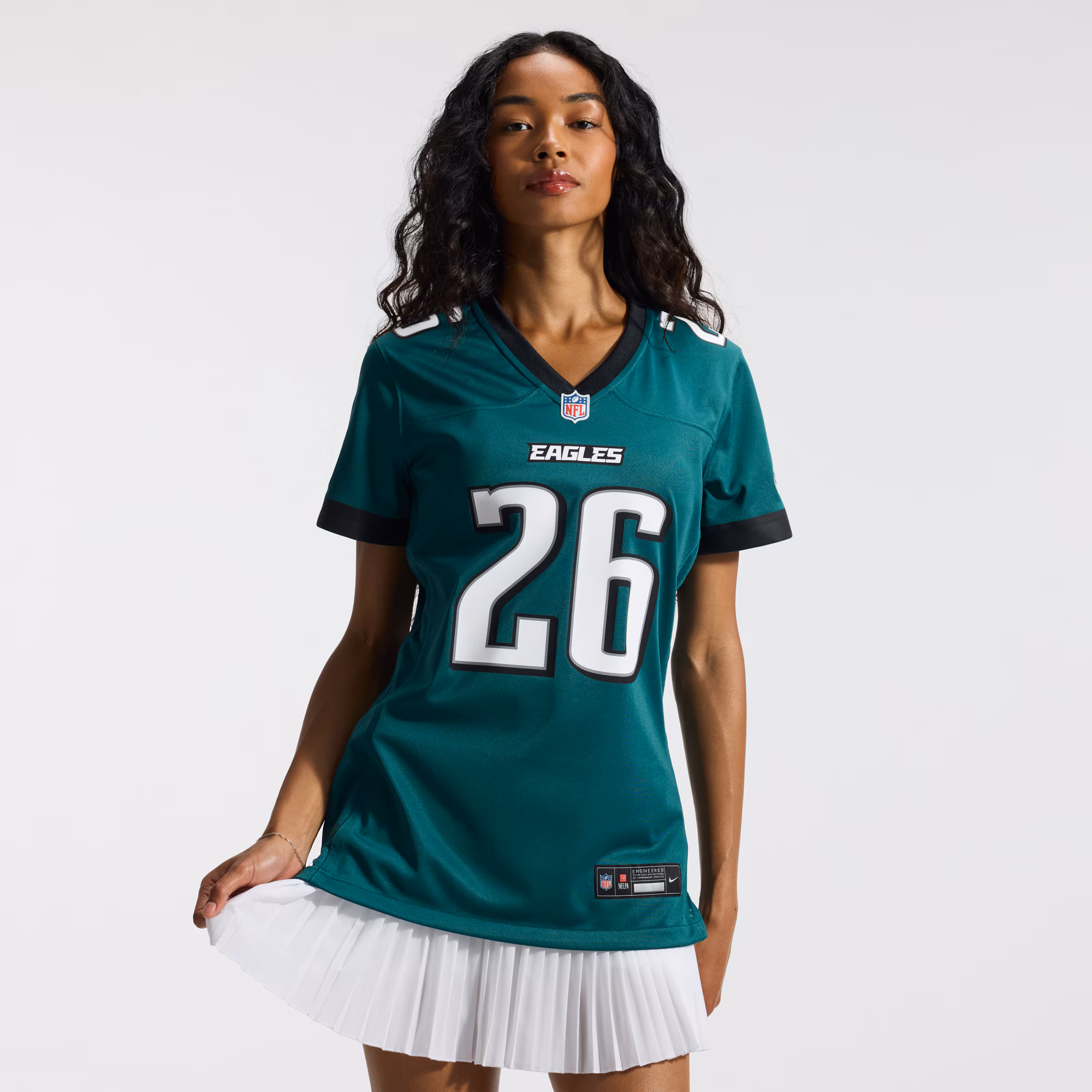 Saquon Barkley Philadelphia Eagles Nike Women's Team Game Jersey -  Midnight Green