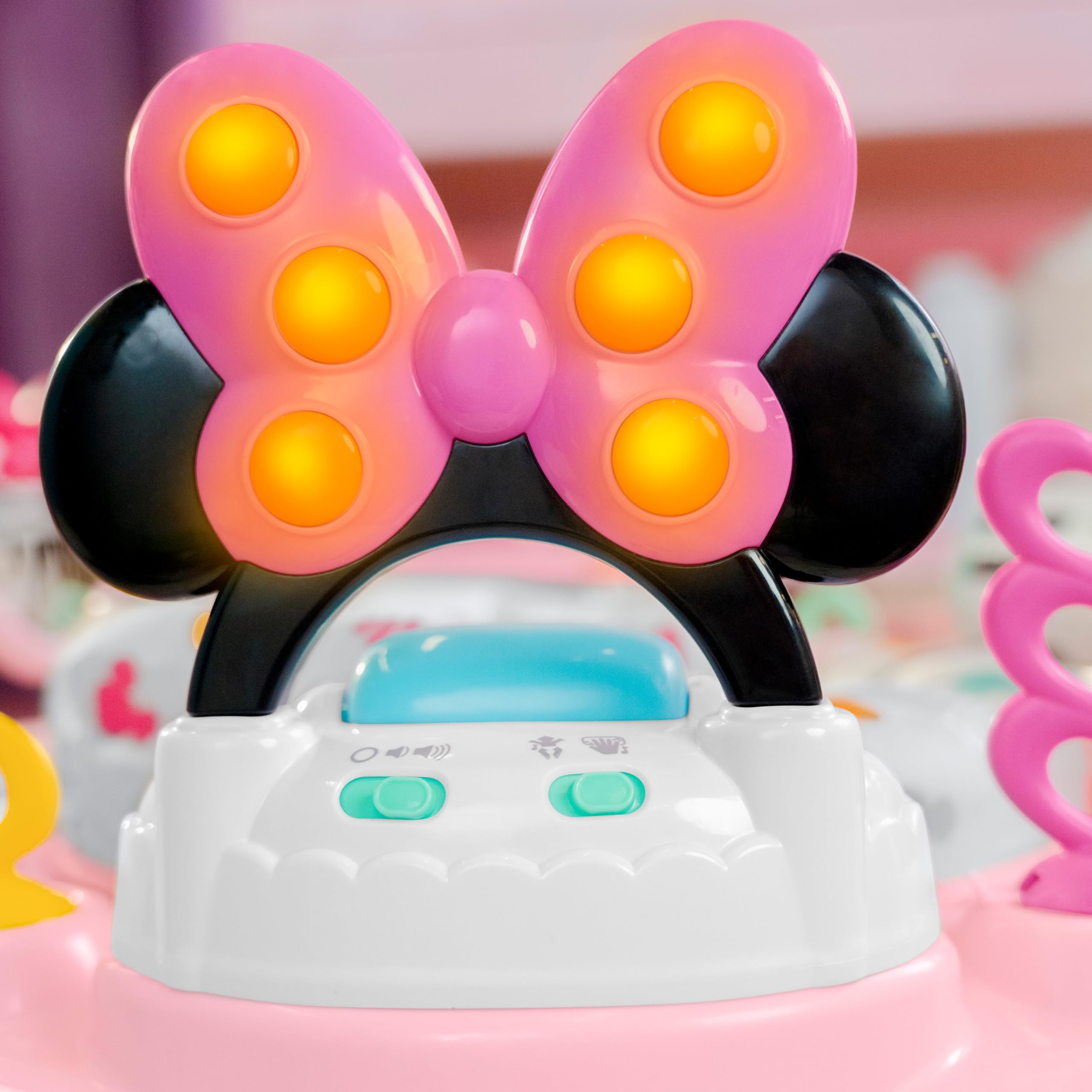 BRIGHT STARTS Minnie Mouse Baby Activity Center Jumper with Toys