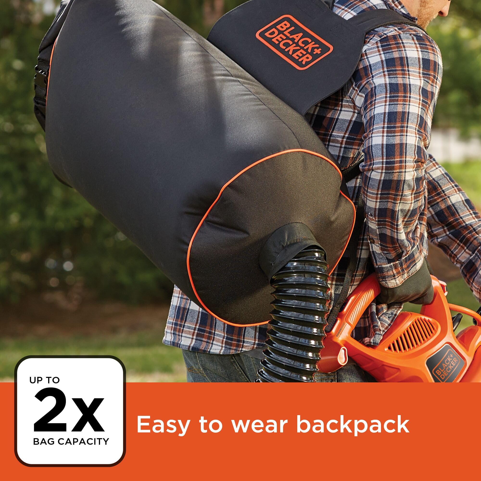 BLACK+DECKER BEBL7000 Leaf Blower, Vacuum & Mulcher 3-in-1