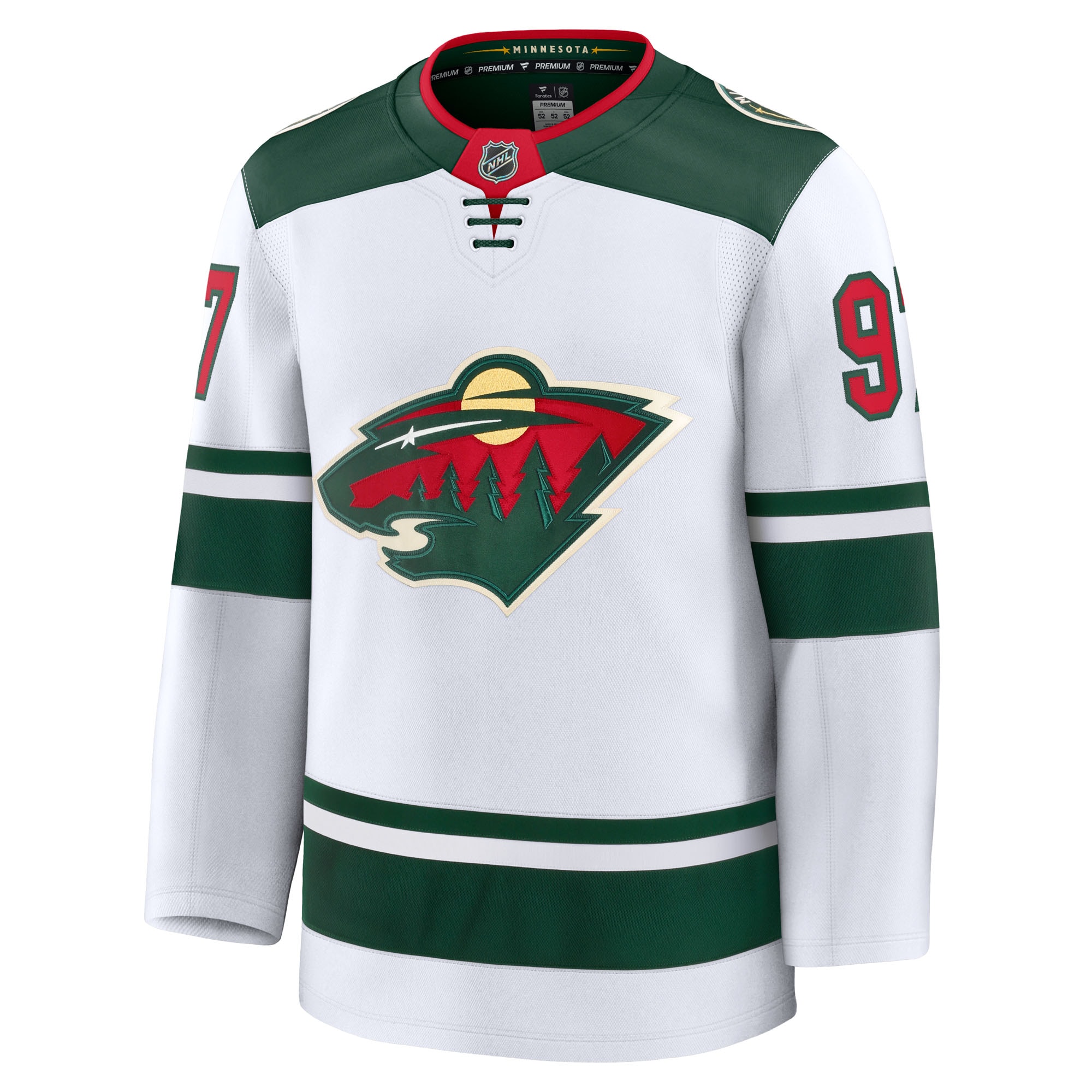 Kirill Kaprizov Minnesota Wild Fanatics Away Premium Jersey - White