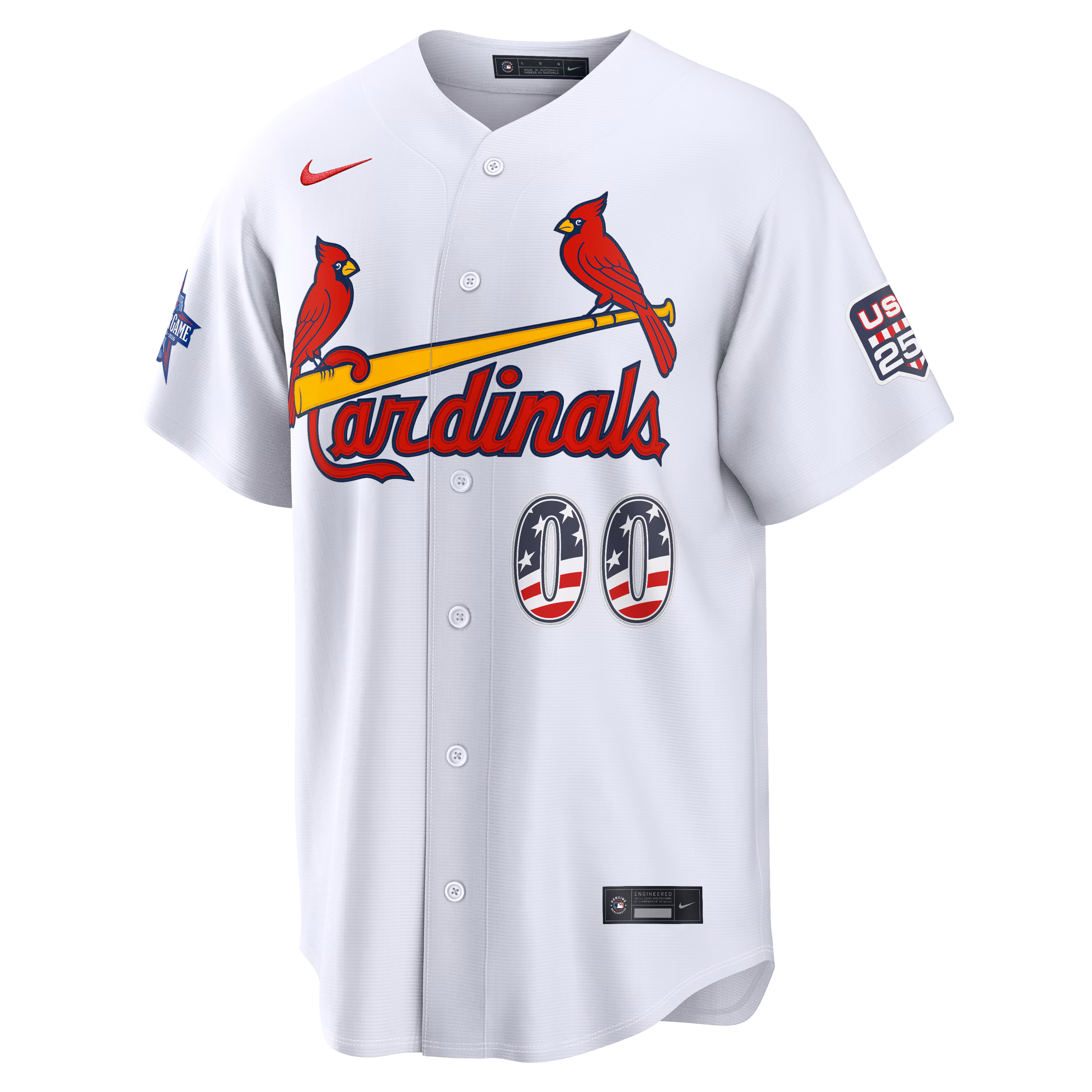 2026 All-Star Edition Stars & Stripes St. Louis Cardinals  Nike White Stadium Pick-A-Player Jersey