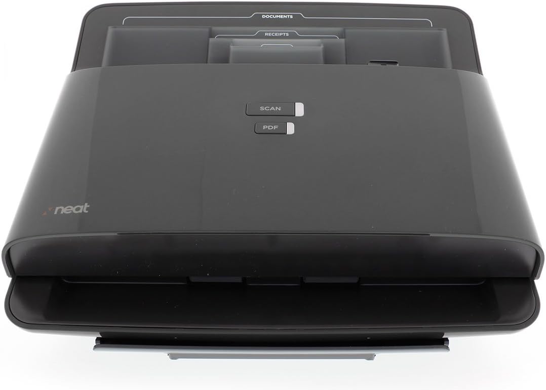 NeatDesk Desktop Document Scanner and Digital Filing System for PC and Mac - Black