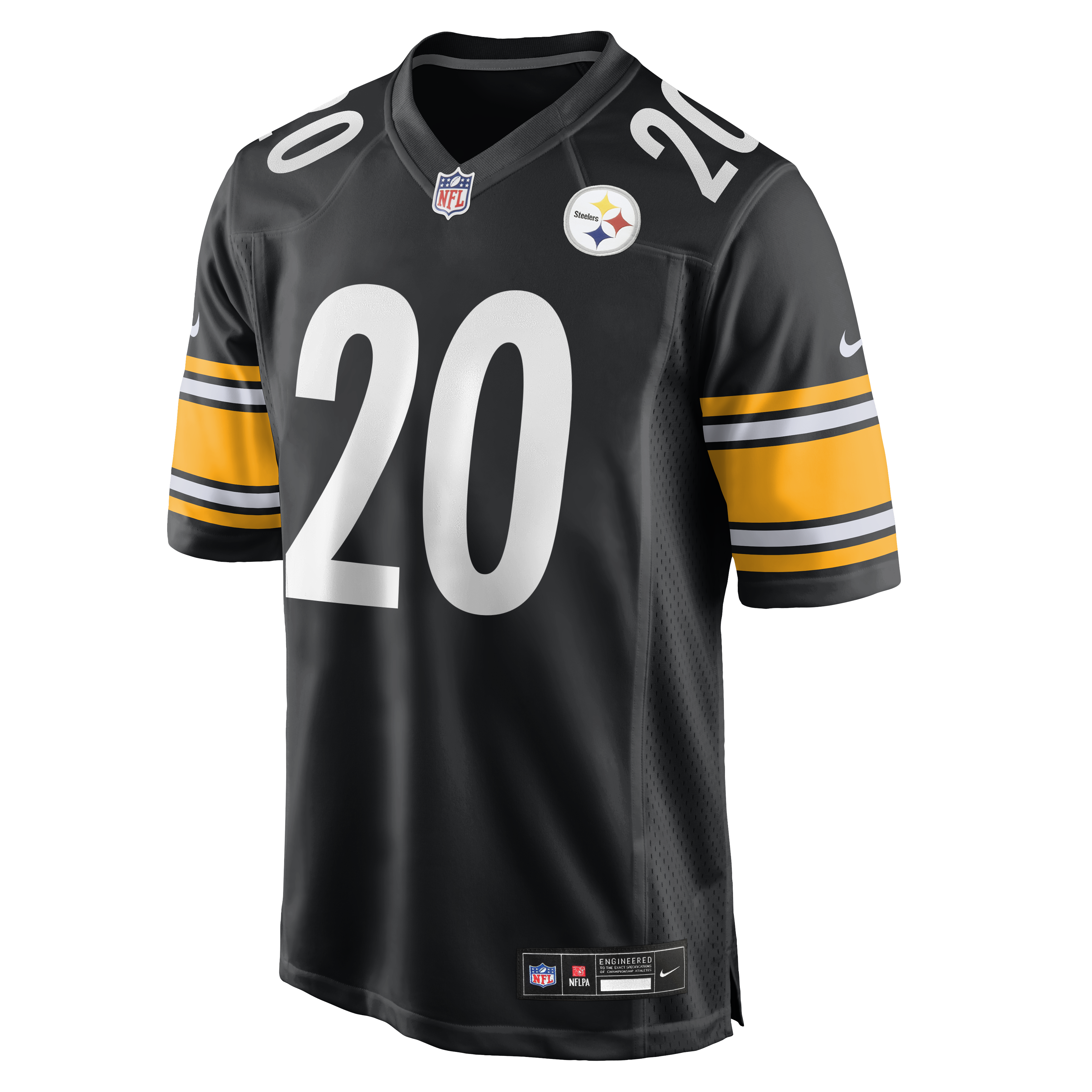 Kaleb Johnson Pittsburgh Steelers Nike Team Game Jersey -  Black