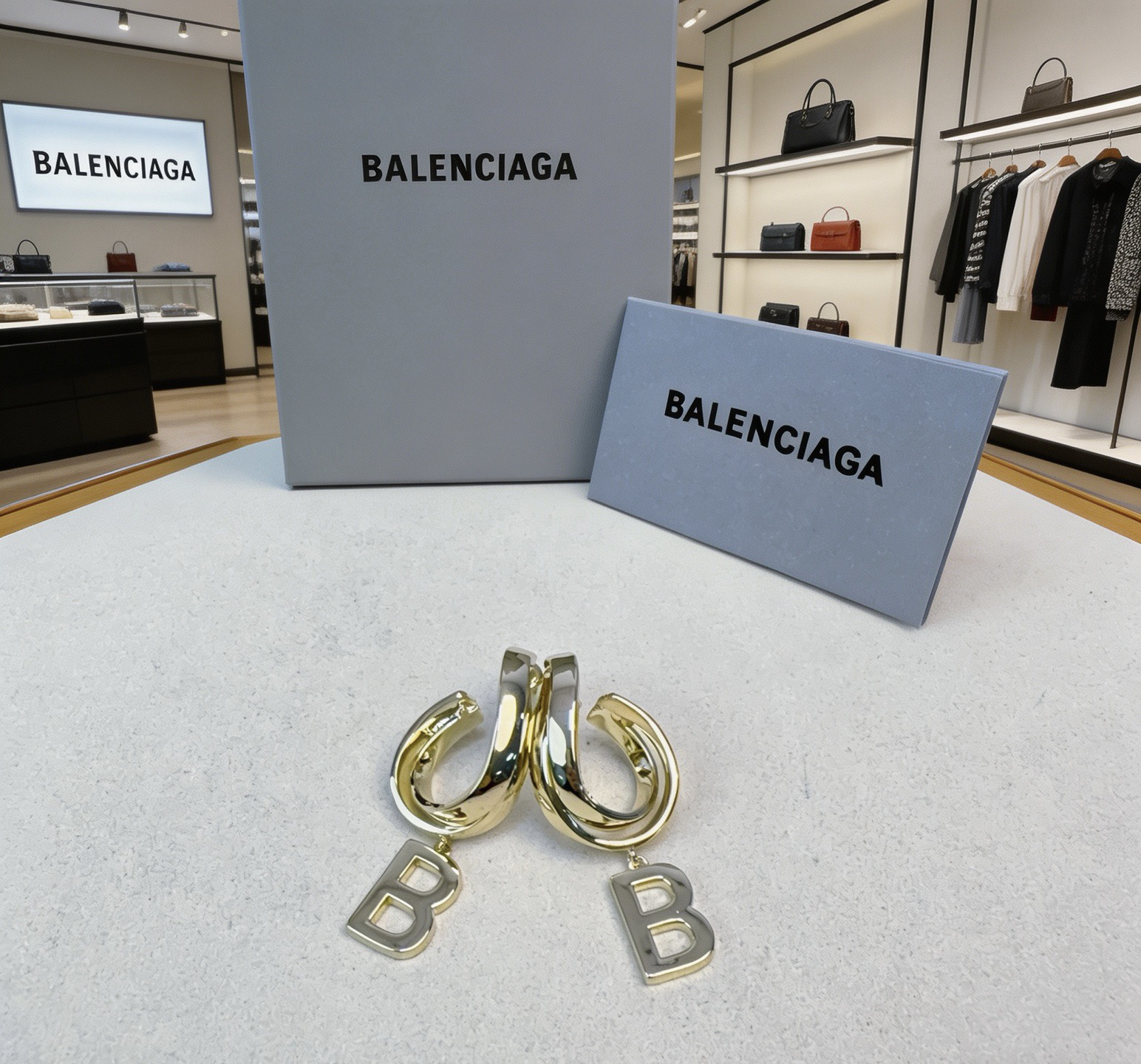Balenciaga earrings-9
