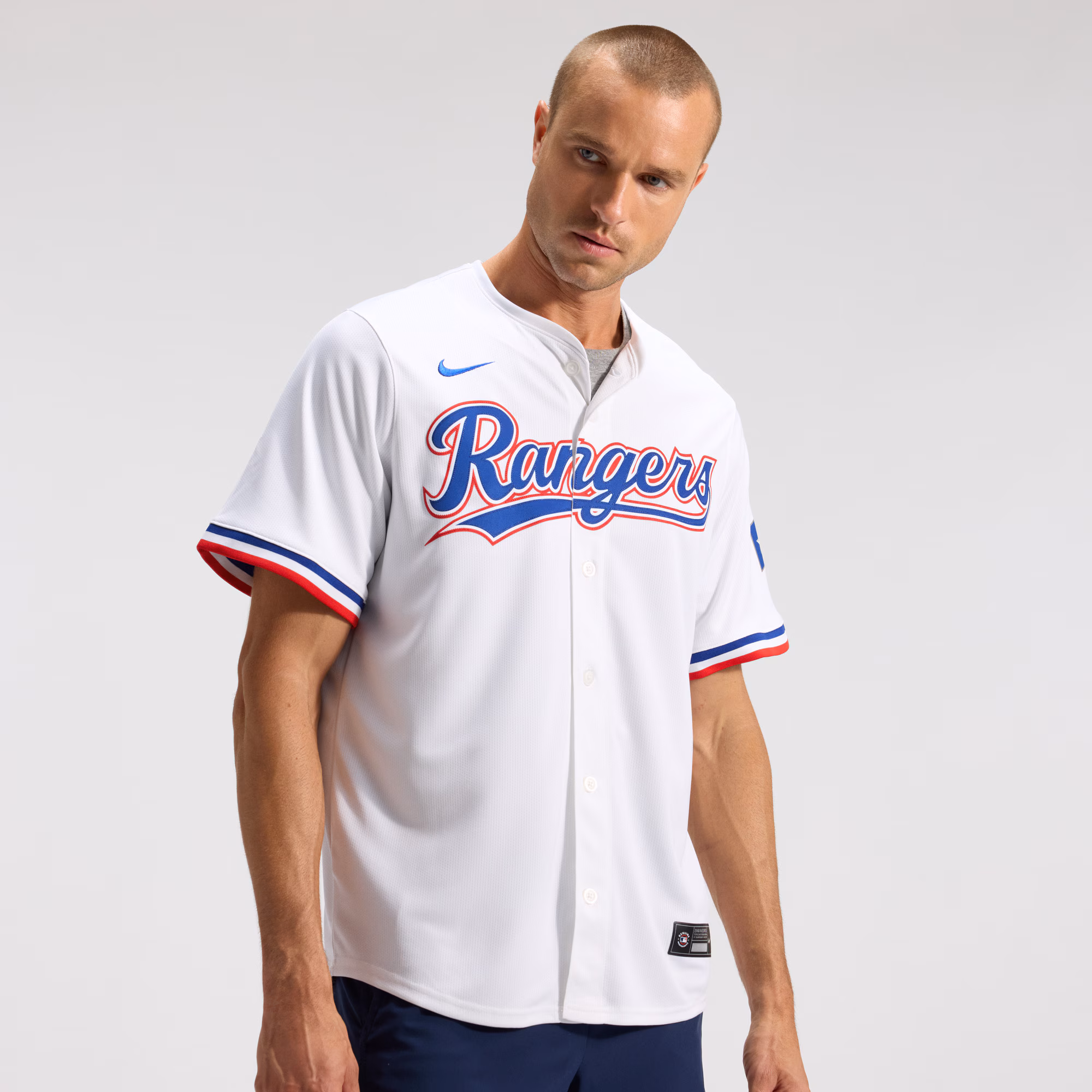 Kumar Rocker Texas Rangers Nike Home Limited Player Jersey - White