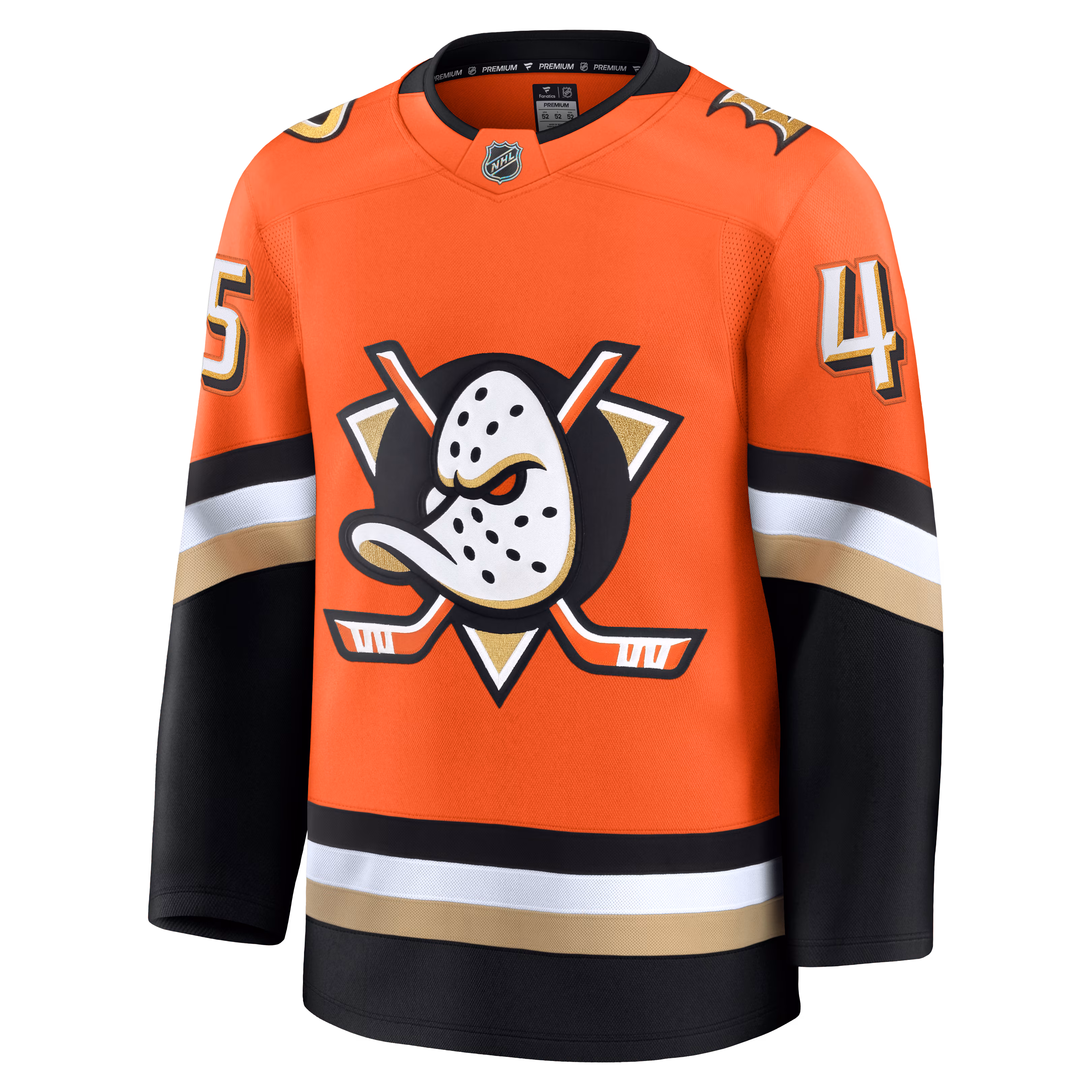 Beckett Sennecke Anaheim Ducks Fanatics Home Premium Jersey - Orange