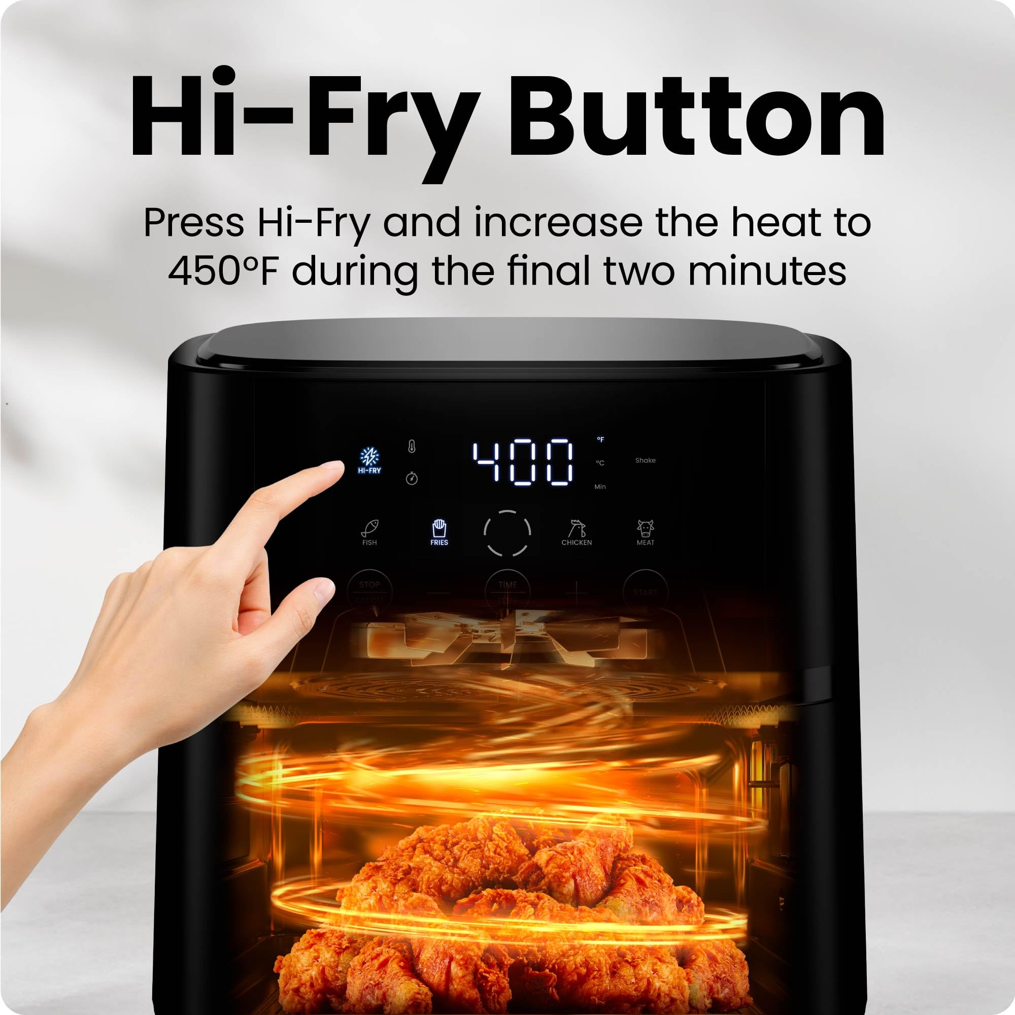 CHEFMAN Air Fryer 6 QT Compact with Hi-Fry Technology