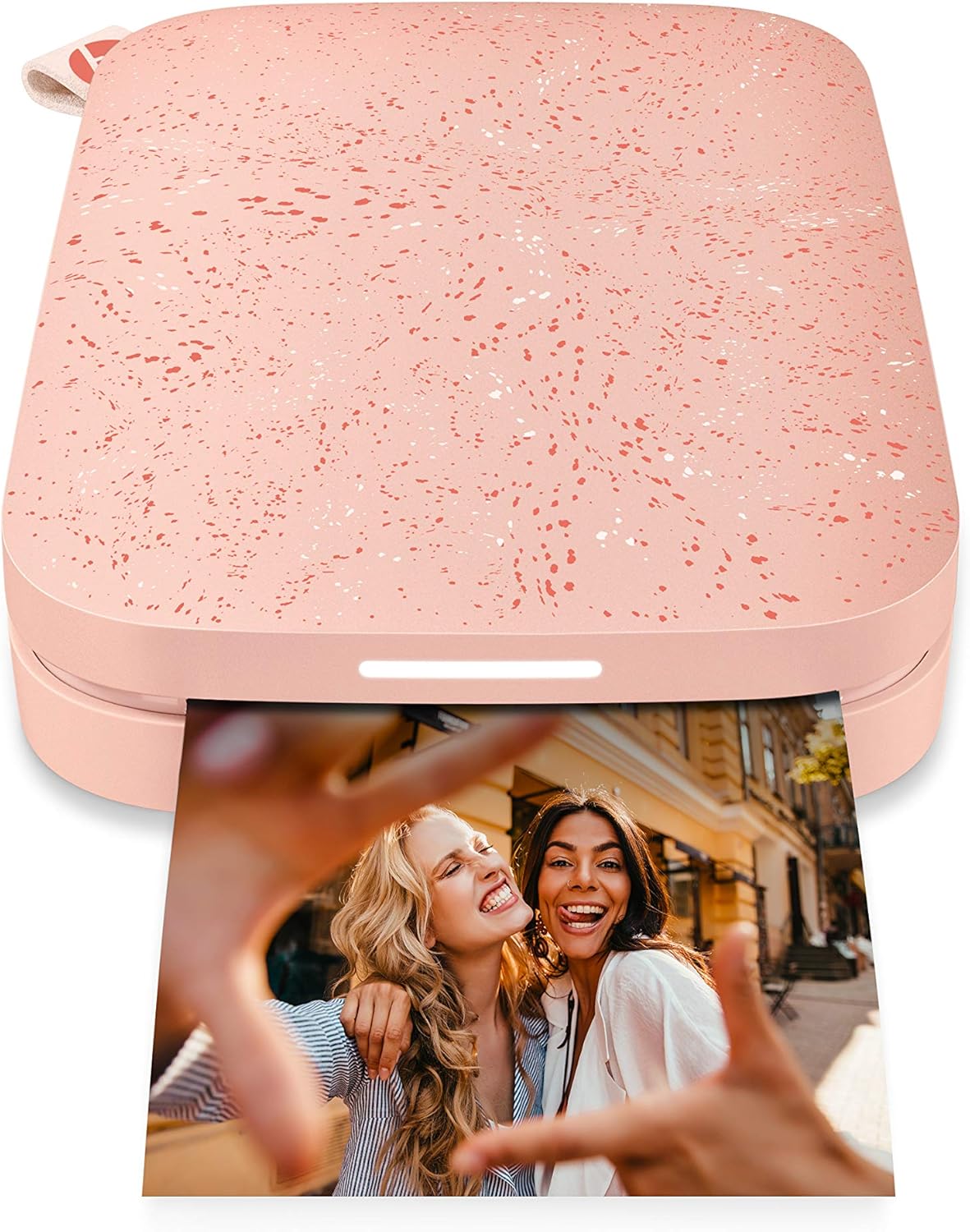 HP Sprocket Portable 2x3 Instant Photo Printer (Blush Pink) Fun Scrapbook Bundle