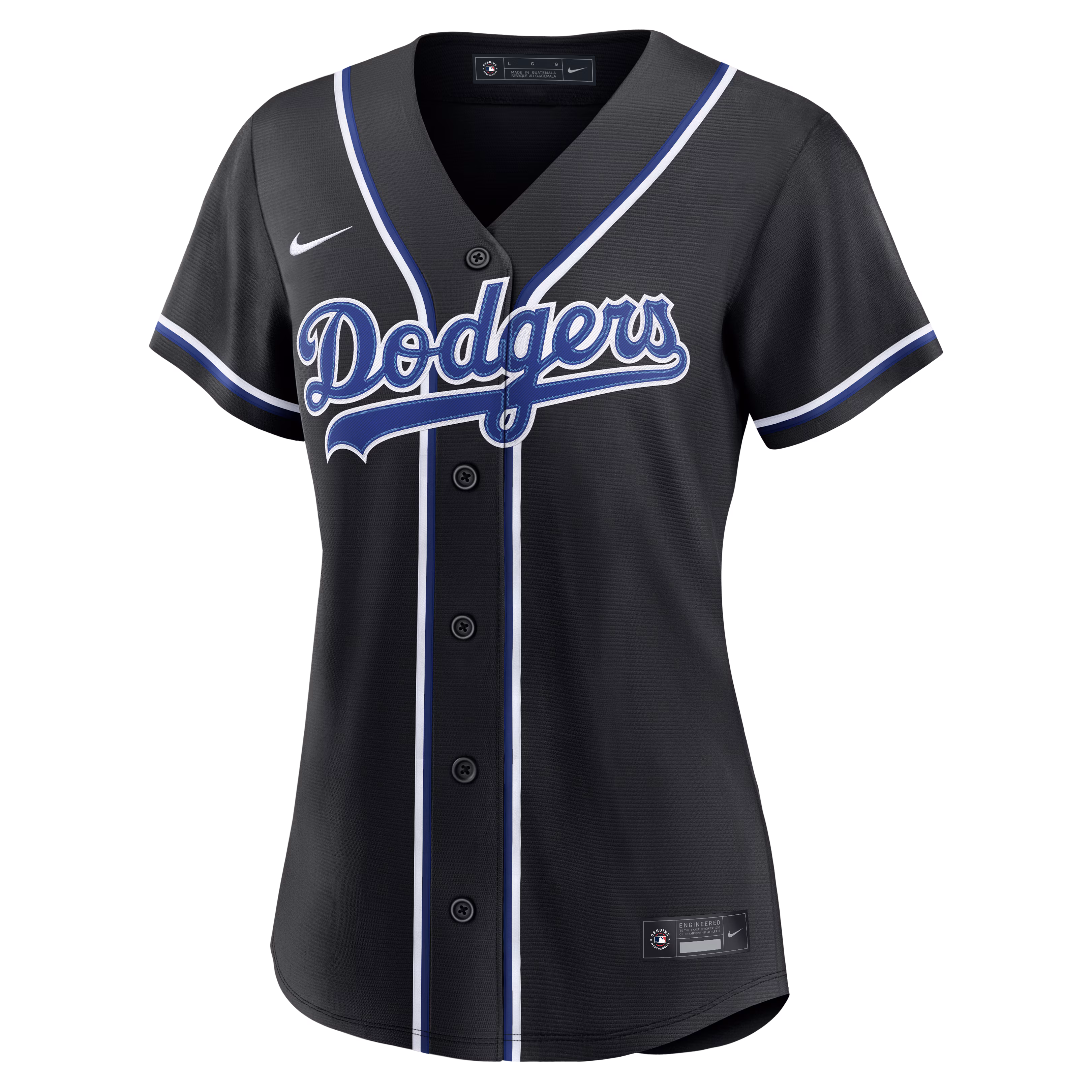Teoscar Hernández Los Angeles Dodgers Nike Women's Fashion Black Out Replica Jersey