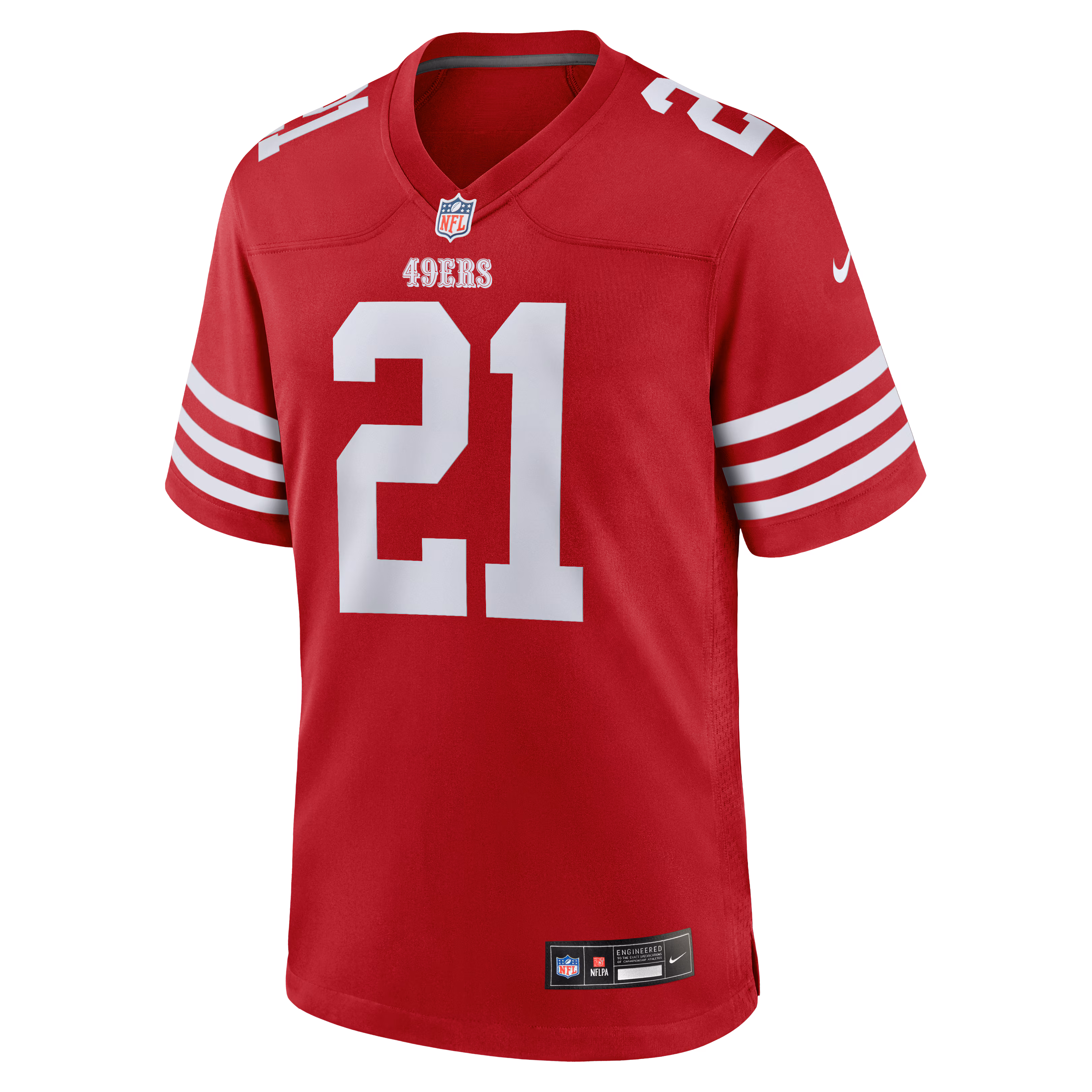 Deion Sanders San Francisco 49ers Nike Team Retired Player Game Jersey -  Scarlet