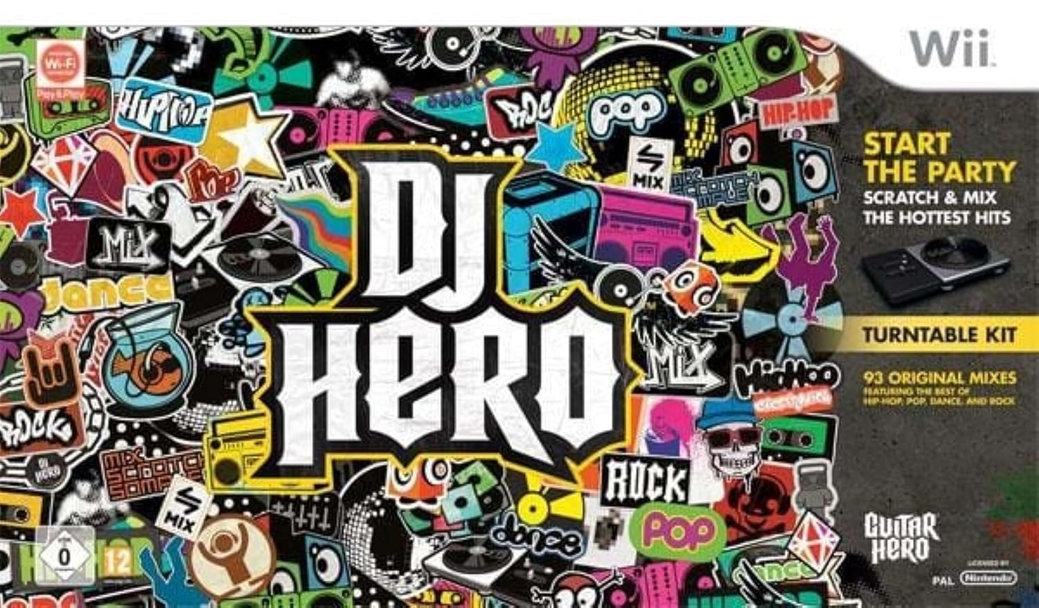 Activision Dj Hero - Turntable Kit (Wii) (Renewed)