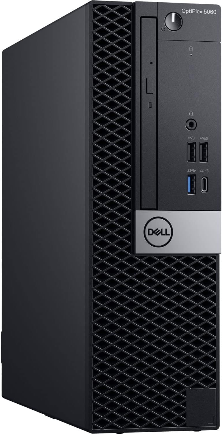 Dell Optiplex 5060 Desktop Computer | Hexa Core Intel i7 (3.4) | 32GB DDR4 RAM | 1TB SSD Solid State | Windows 11 Professional | Home or Office PC (Renewed), Black