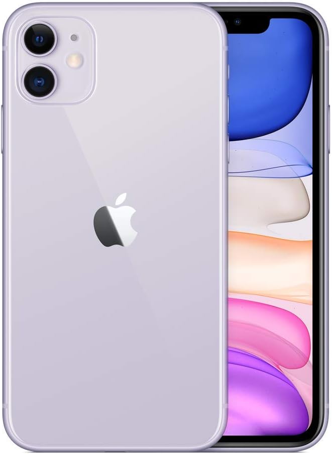 Apple iPhone 11, US Version, 64GB, Purple - T-Mobile (Renewed)
