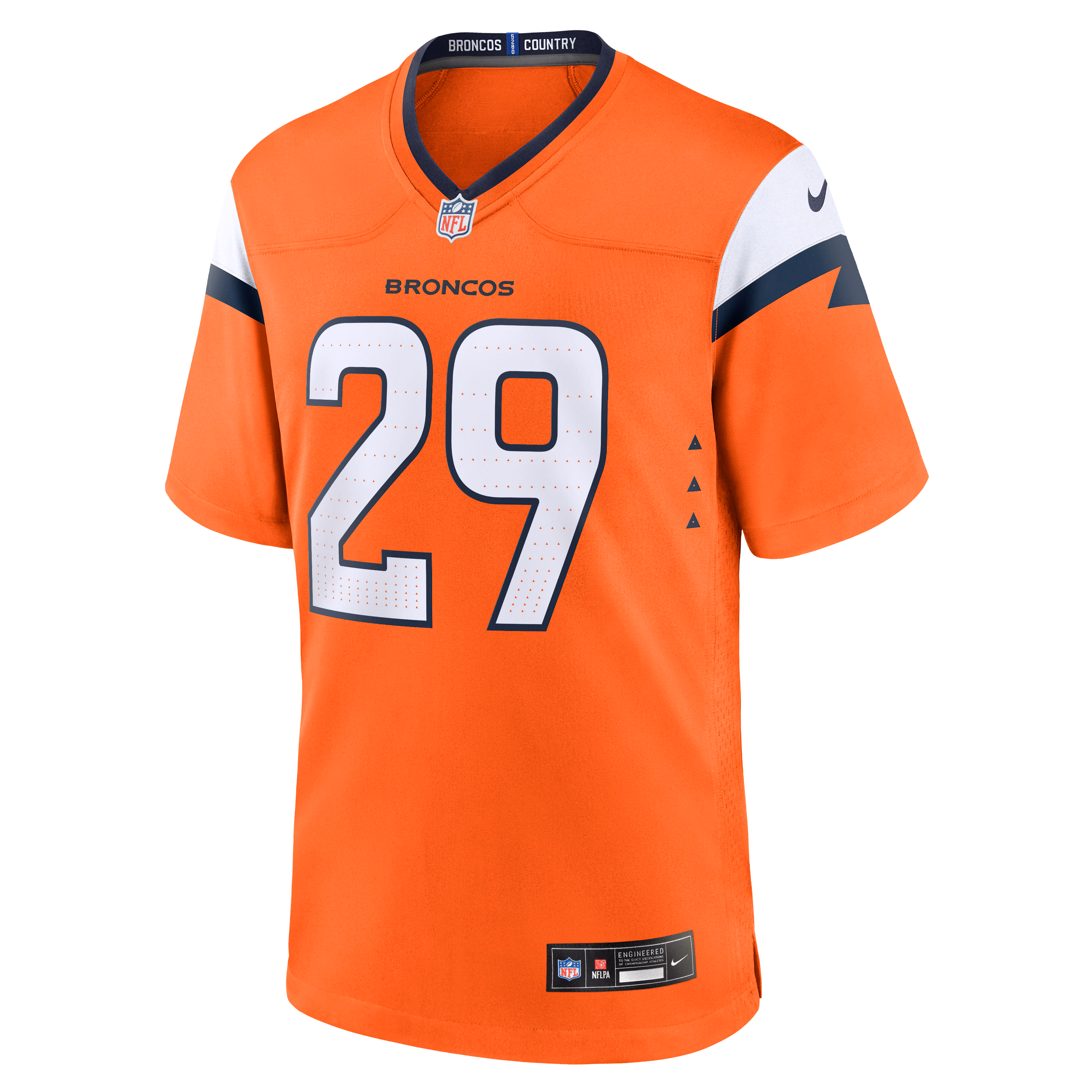 Ja'Quan McMillian Denver Broncos Nike Team Game Jersey -  Orange