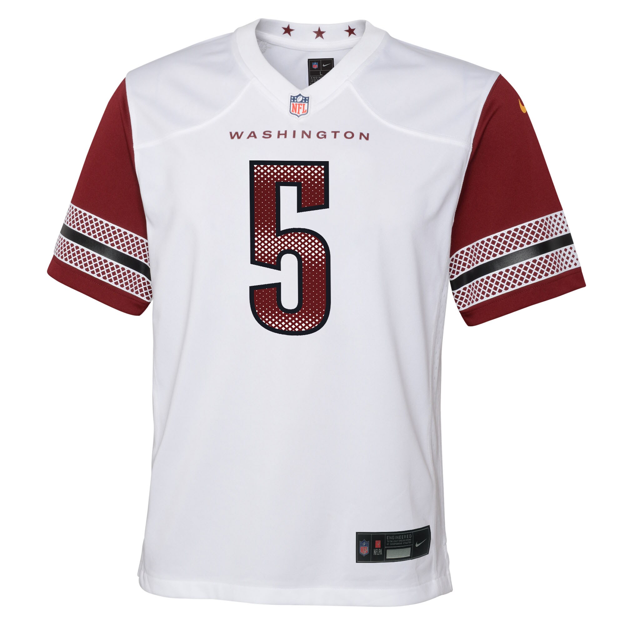 Jayden Daniels Washington Commanders Nike Youth Game Jersey - White