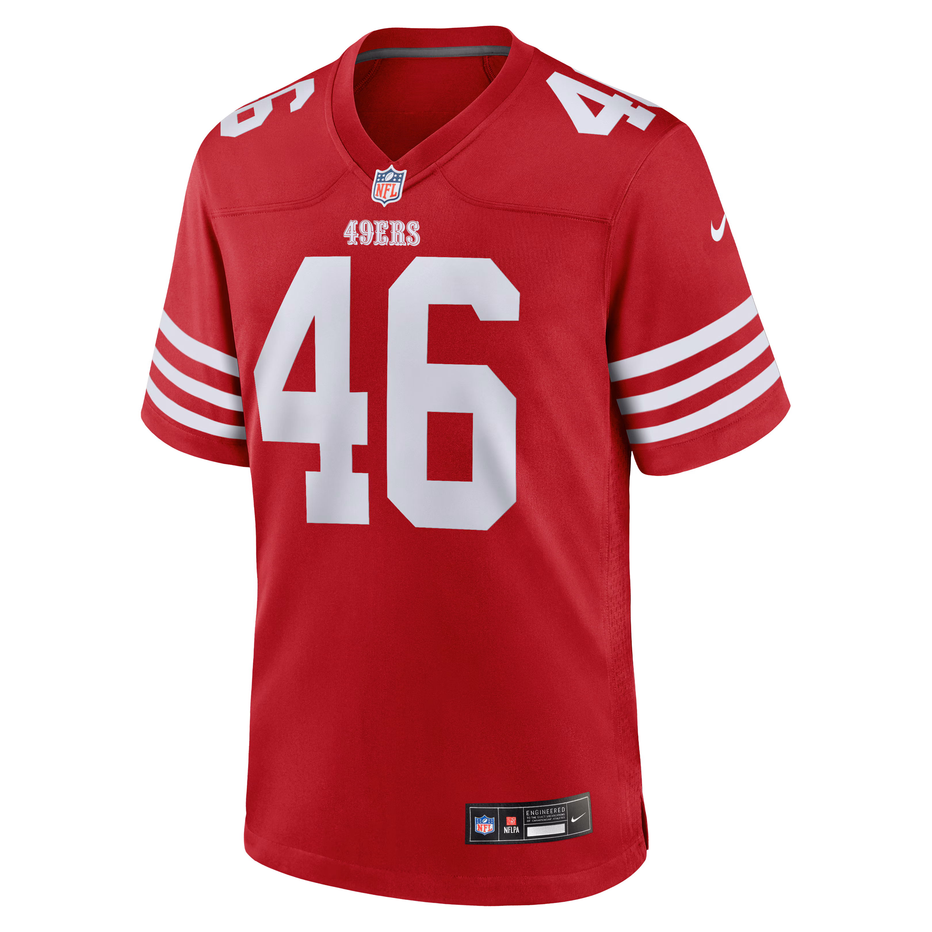 Jon Weeks San Francisco 49ers Nike Team Game Jersey -  Scarlet