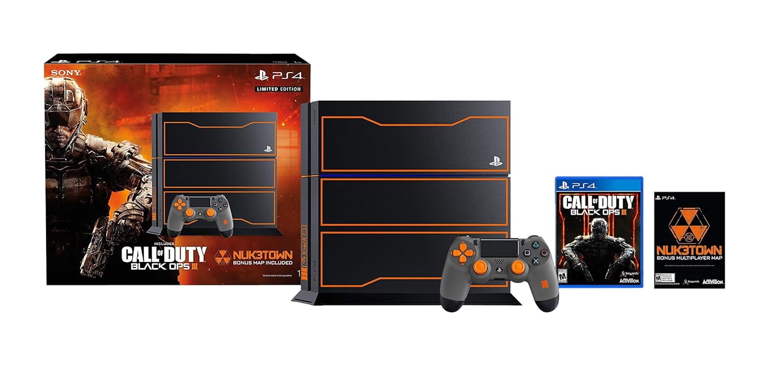 PlayStation 4 1TB Console - Call of Duty: Black Ops 3 Limited Edition Bundle Discontinued (Renewed)