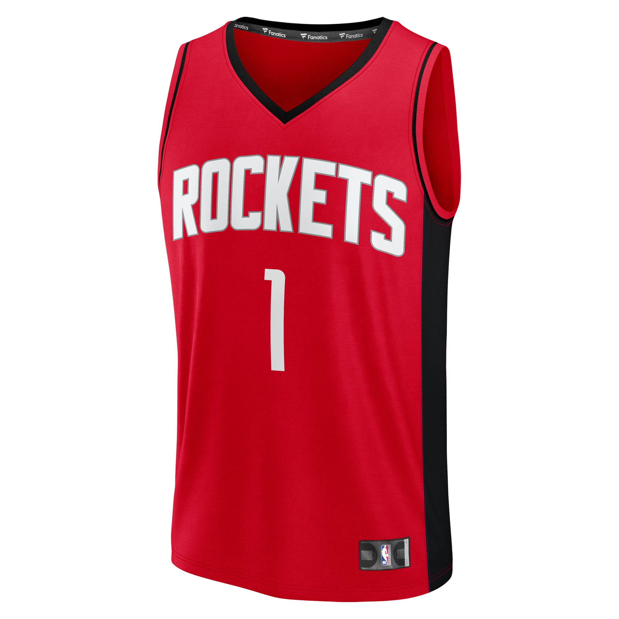 Amen Thompson Houston Rockets Fanatics Fast Break Replica Jersey - Icon Edition - Red