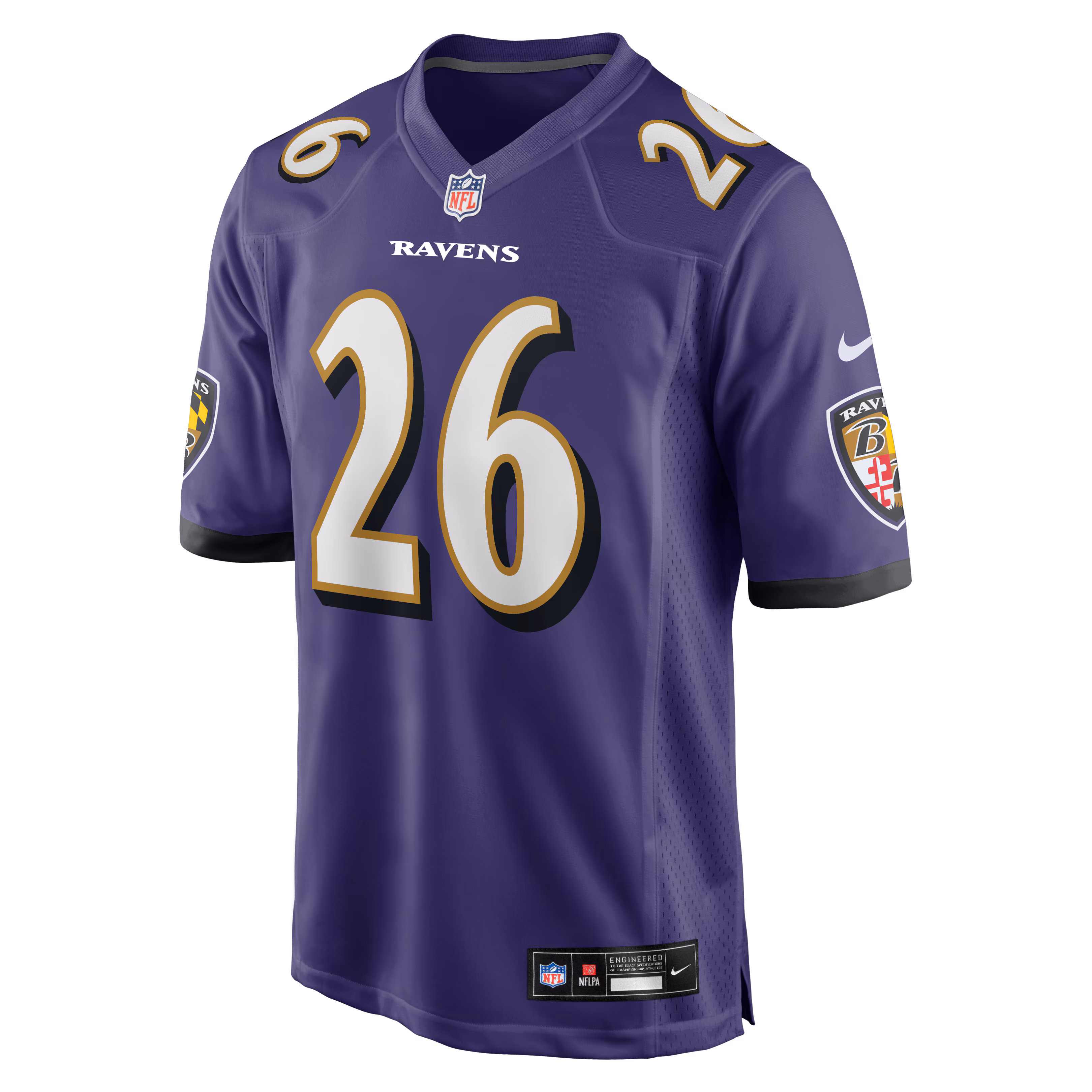 Rasheen Ali Baltimore Ravens Nike Team Game Jersey -  Purple