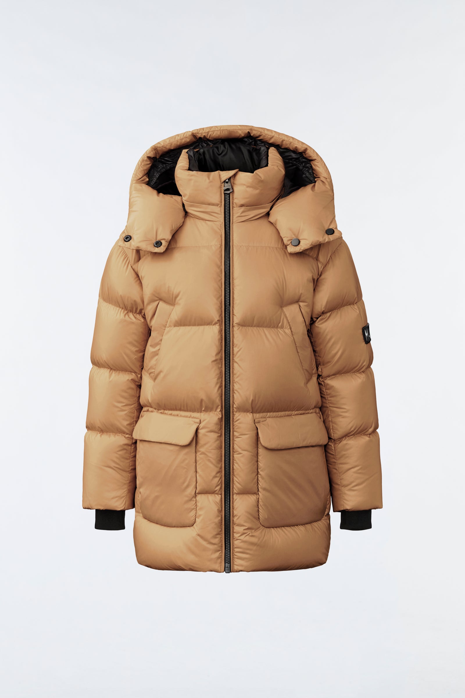 Kennie Lustrous Light Down Parka With Hood (2-6 Yrs)