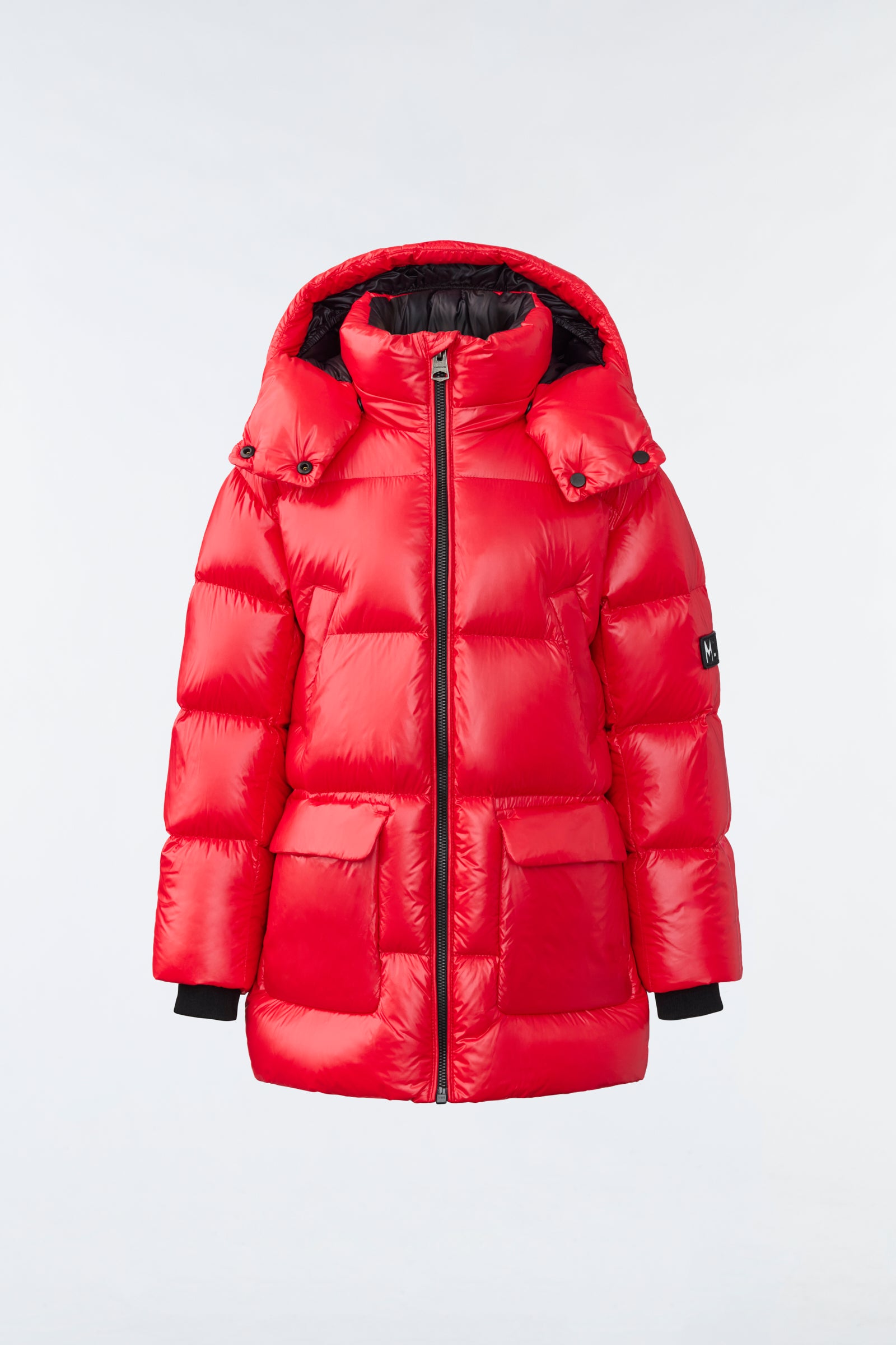 Kennie Lustrous Light Down Parka With Hood (8-14 Yrs)