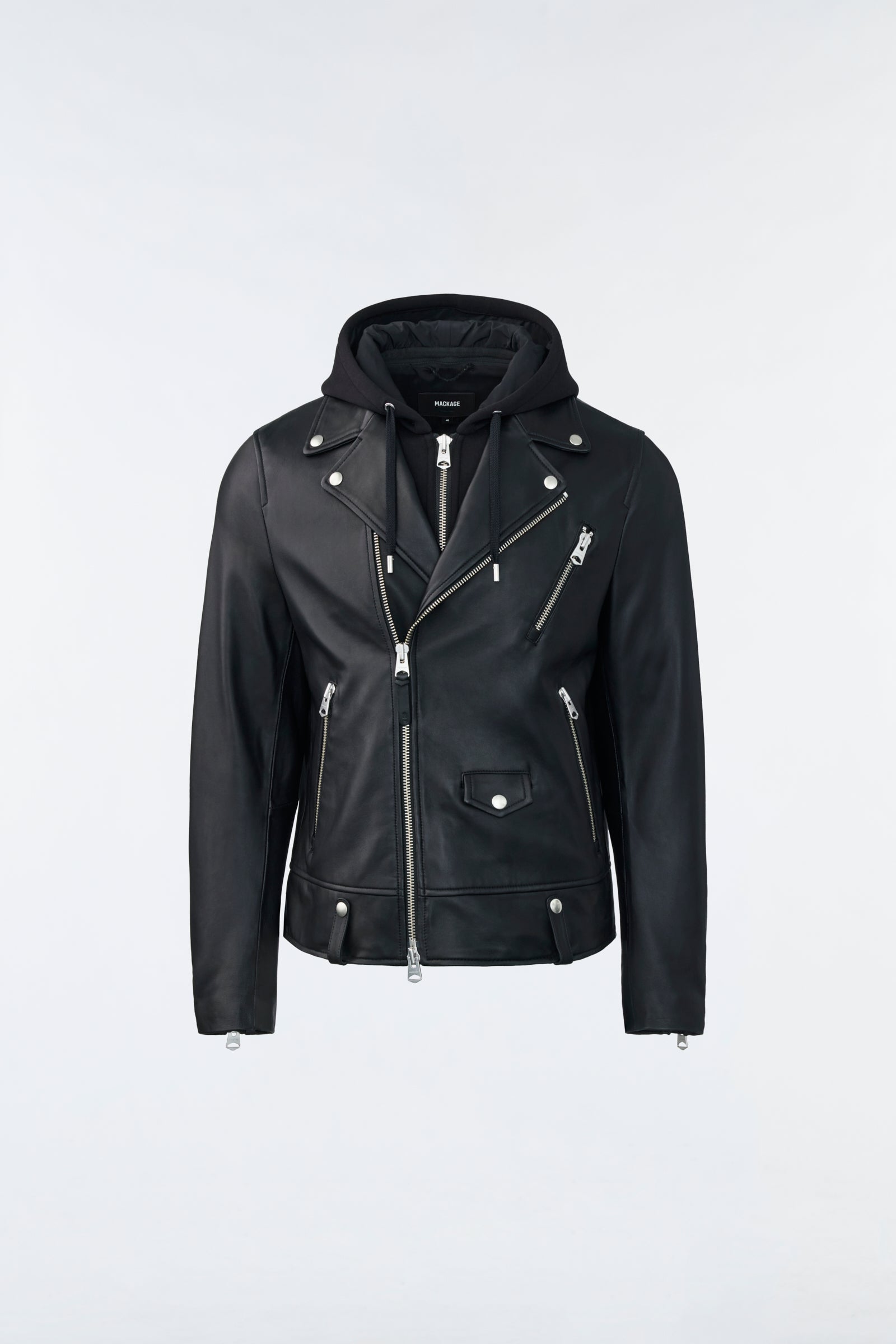 Magnus 2-In-1 R Leather Biker Jacket