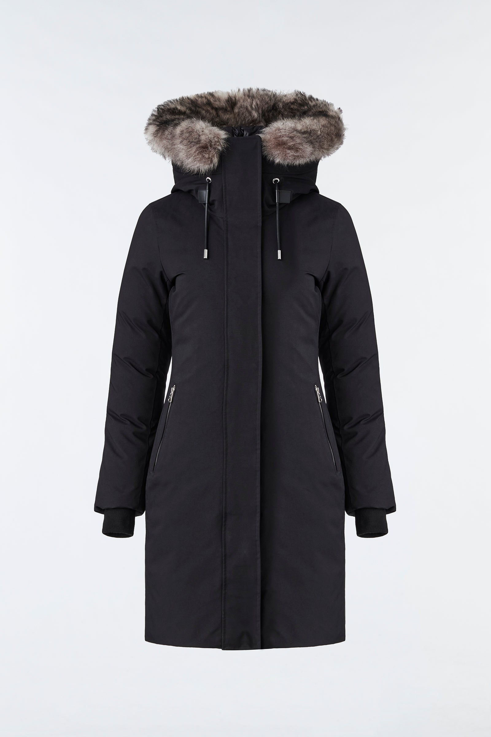Shiloh 2-In-1 Fitted Down Coat With Removable Bib And Sheepskin