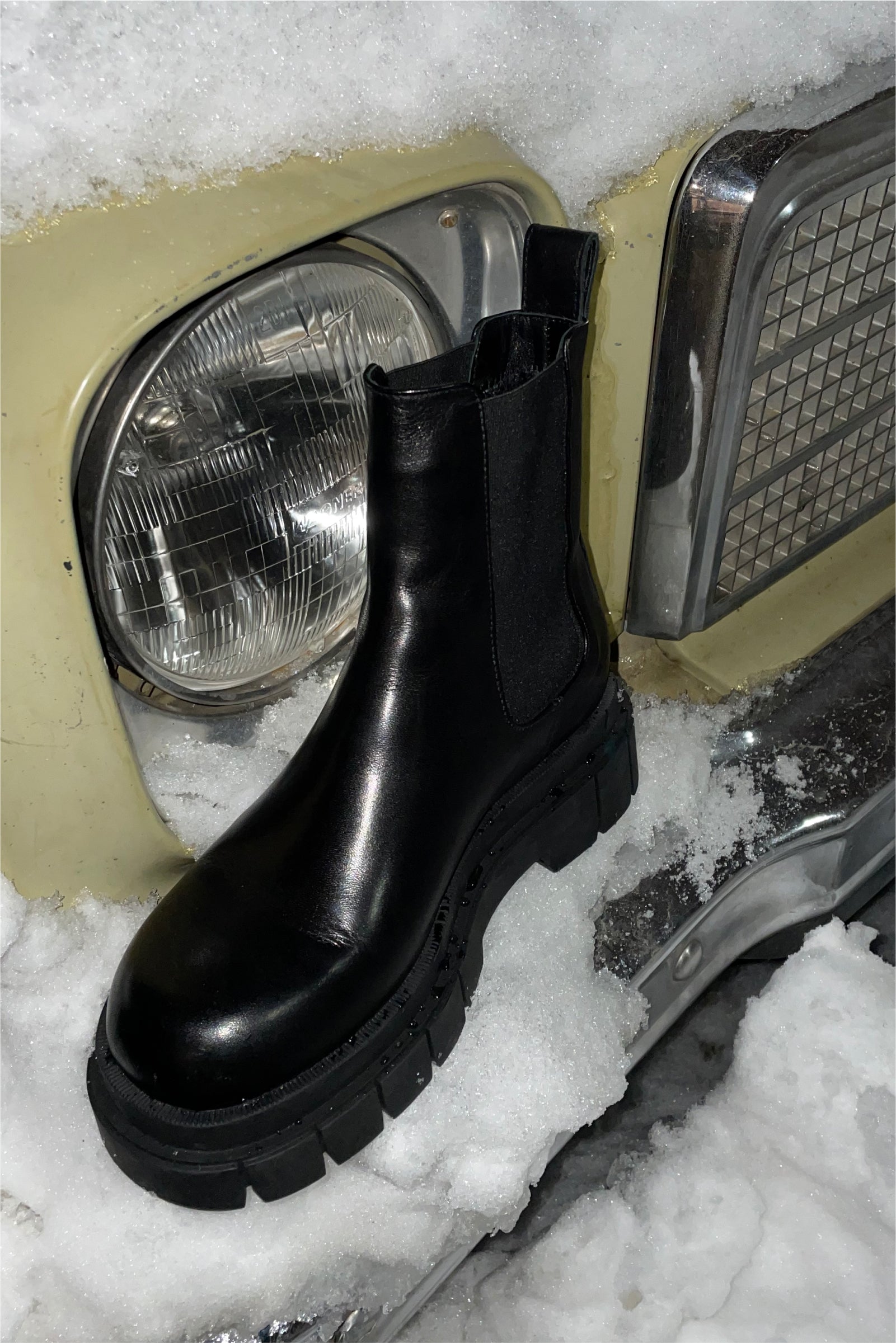Storm Shearling-Lined (R) Leather Chelsea Boot