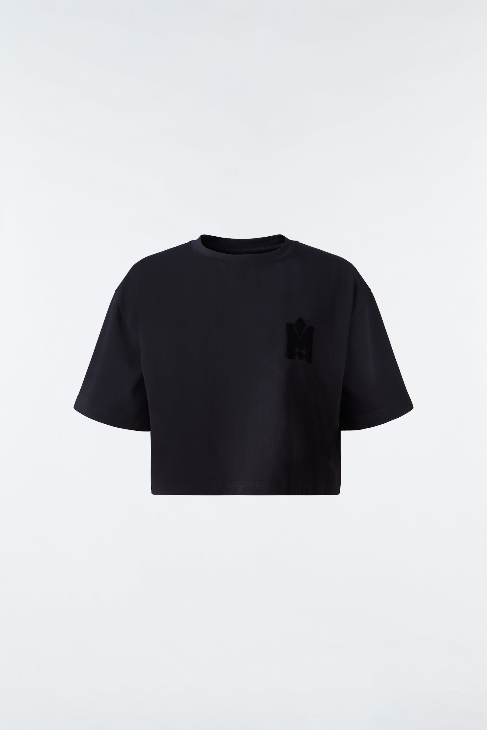 Jayla Crop T-Shirt With Velvet Logo