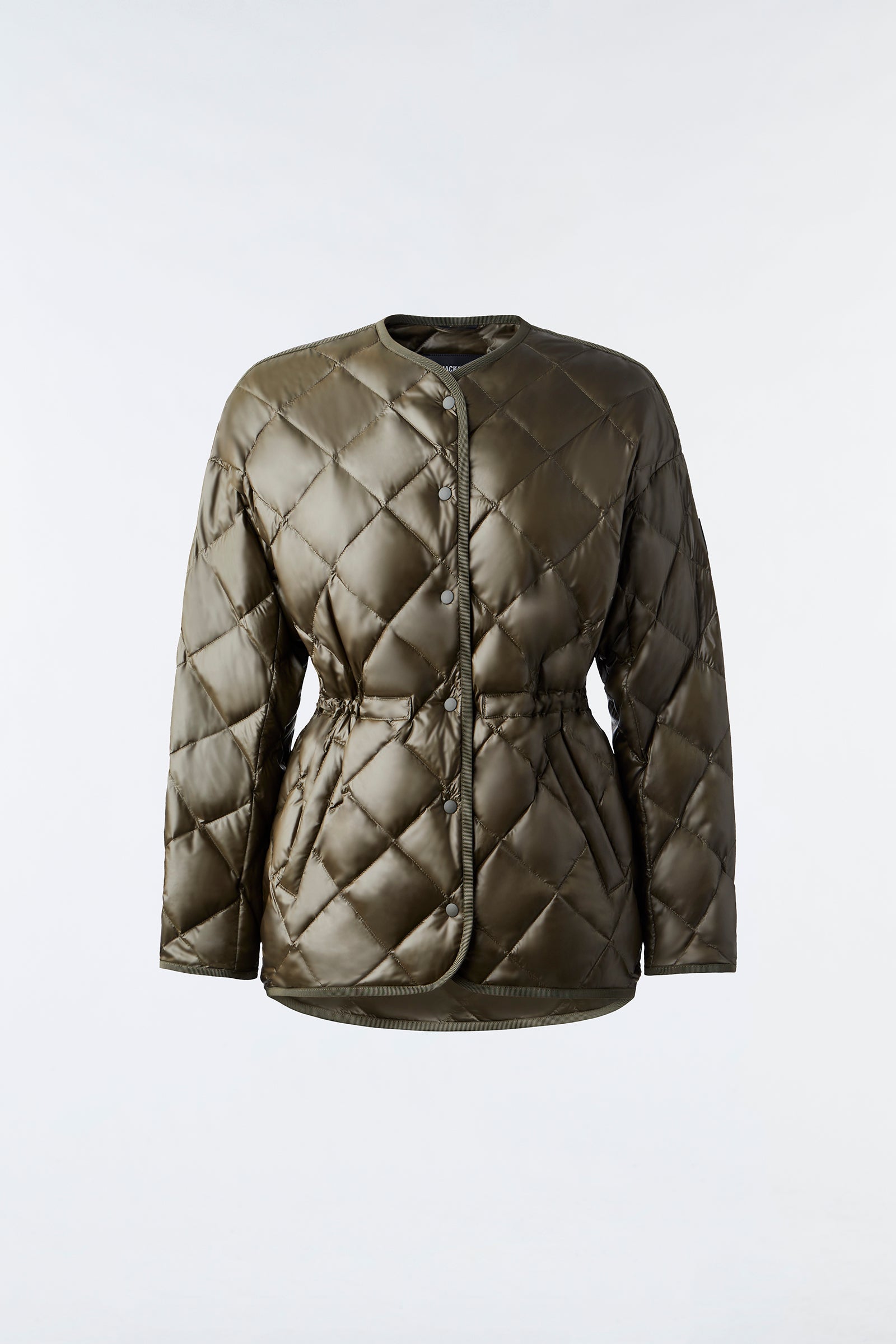 Etoile Ultralight Sateen Down Jacket With Peplum