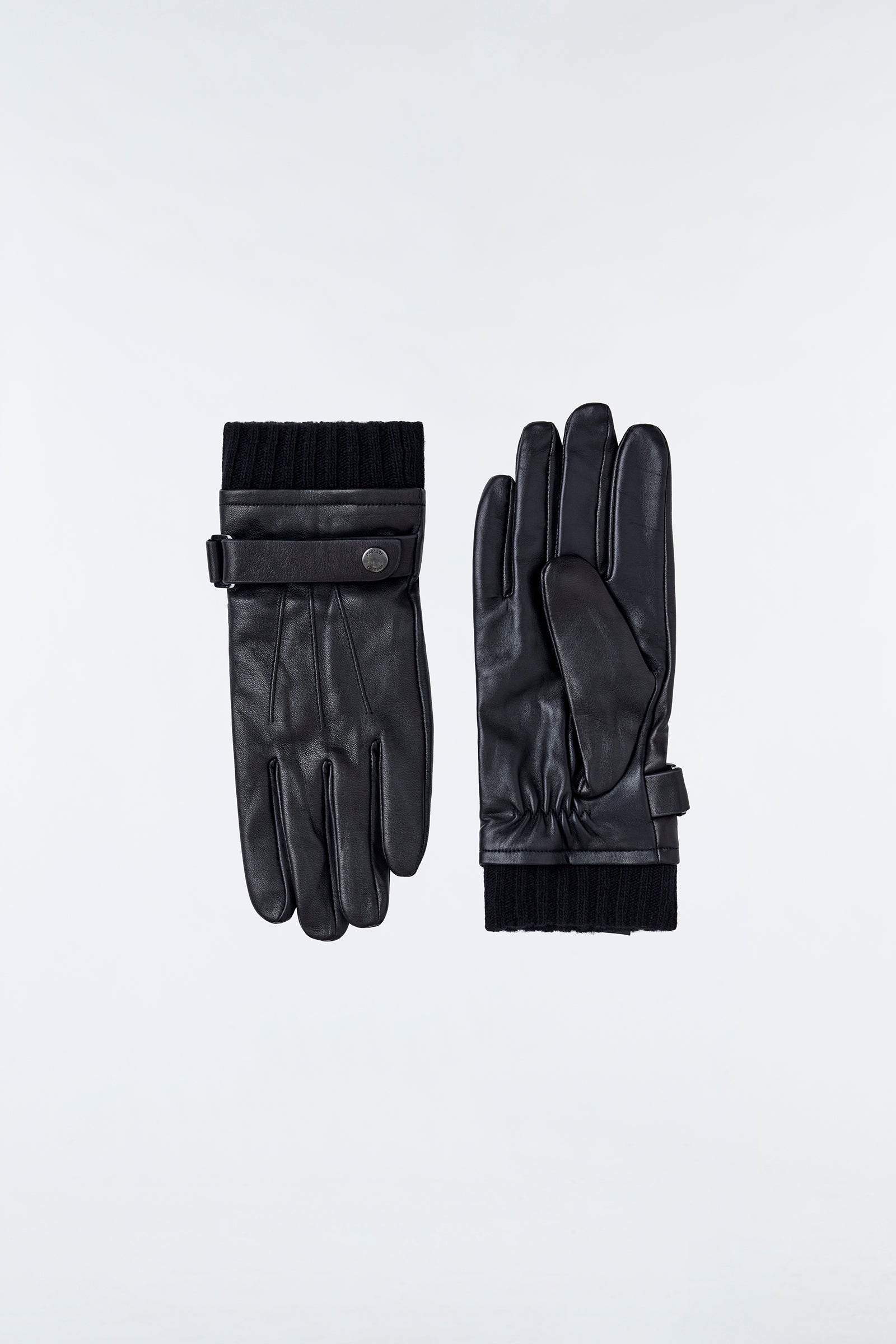 Reeve (R)Leather Driving Glove With Knit Cuff