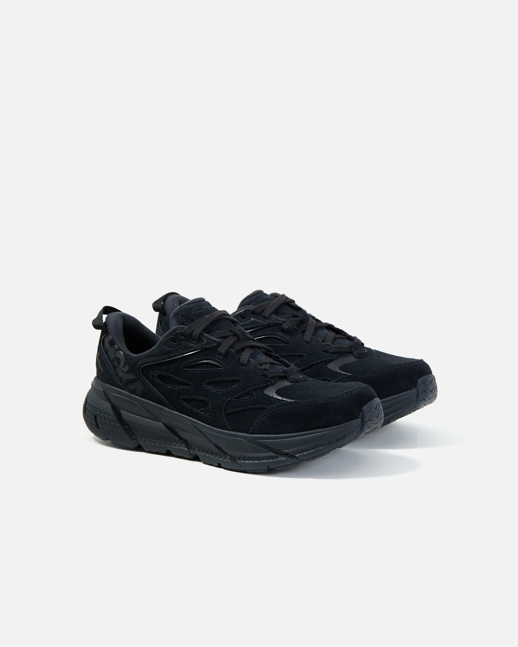 Clifton L Suede - Black / Black