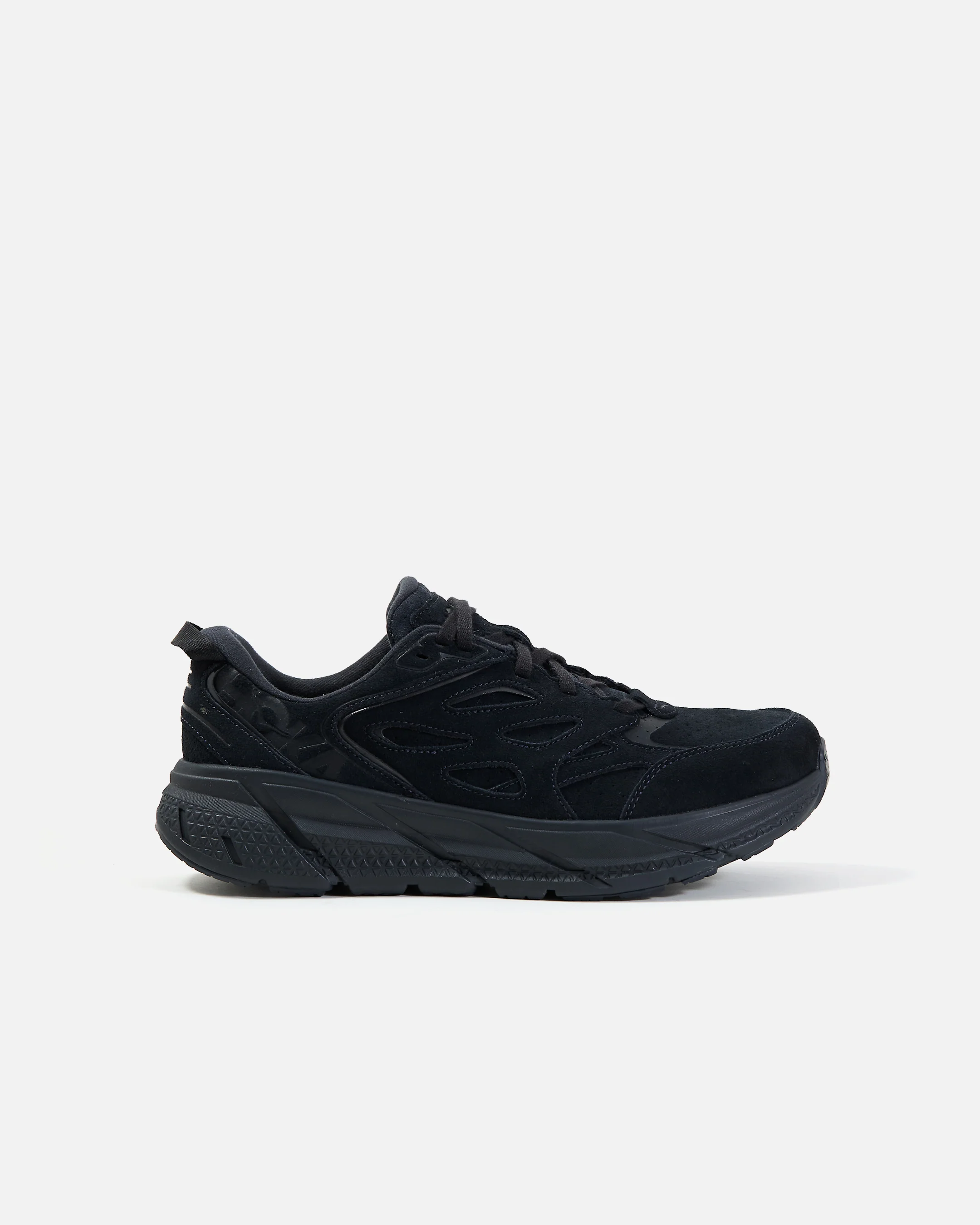 Clifton L Suede - Black / Black