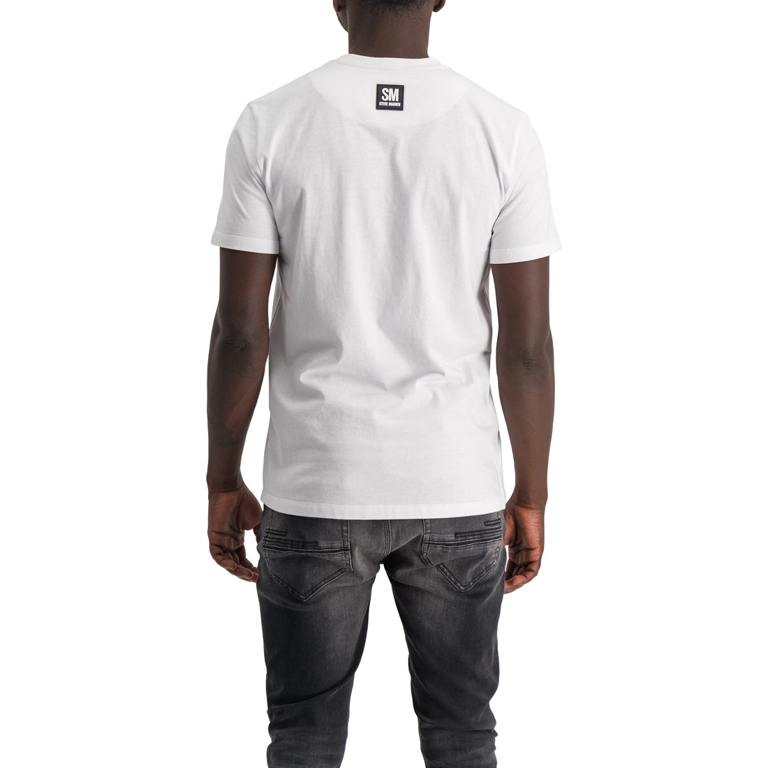 ETHAN WHITE MENS LOGO TEE