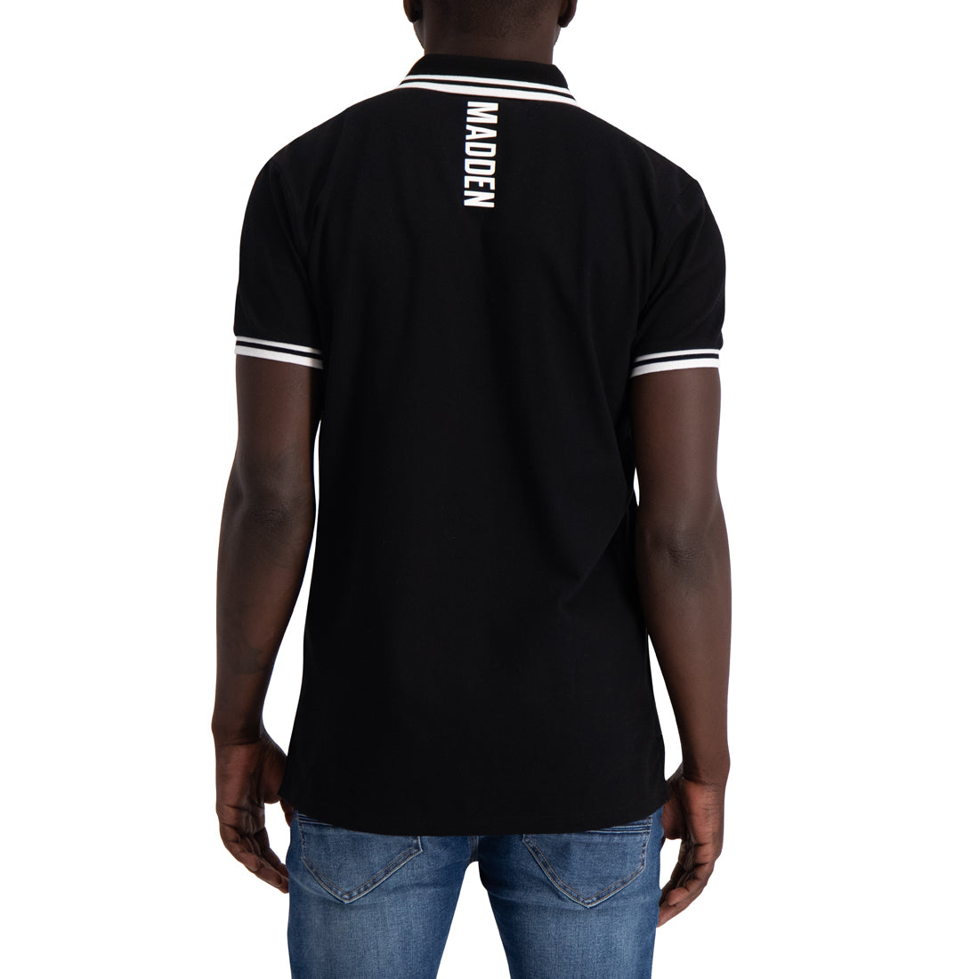 FELIX MENSWEAR GOLFER POLO TEE BLACK
