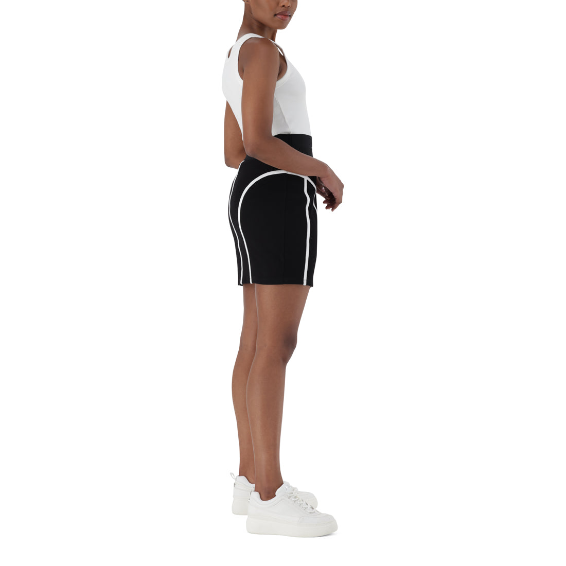 TALYA BODYCON MINI SKIRT BLACK