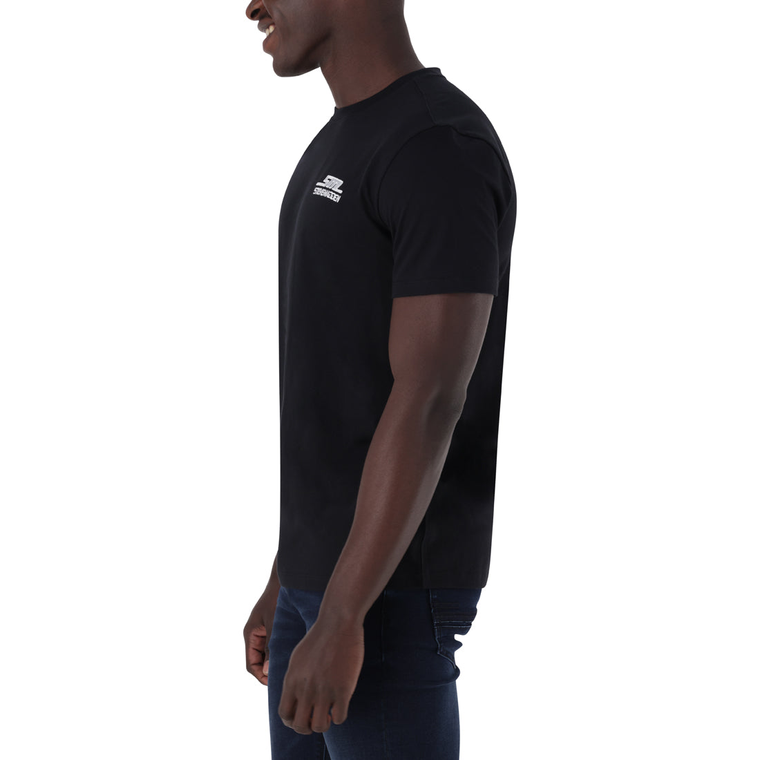 NOAH CREW NECK LOGO TEE BLACK