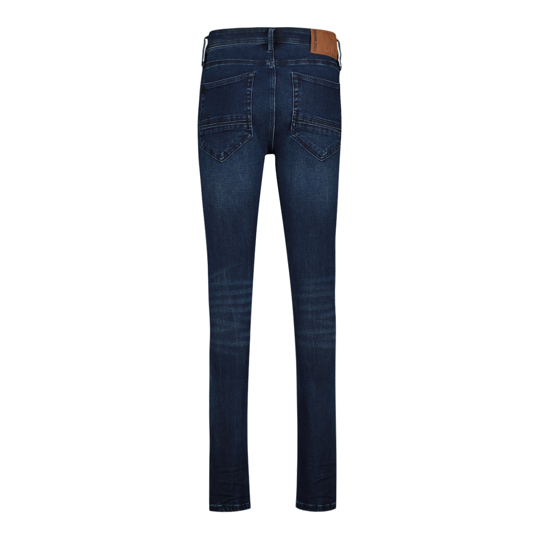 HUDSON MENSWEAR DARK RIPPED BLUE SKINNY JEAN