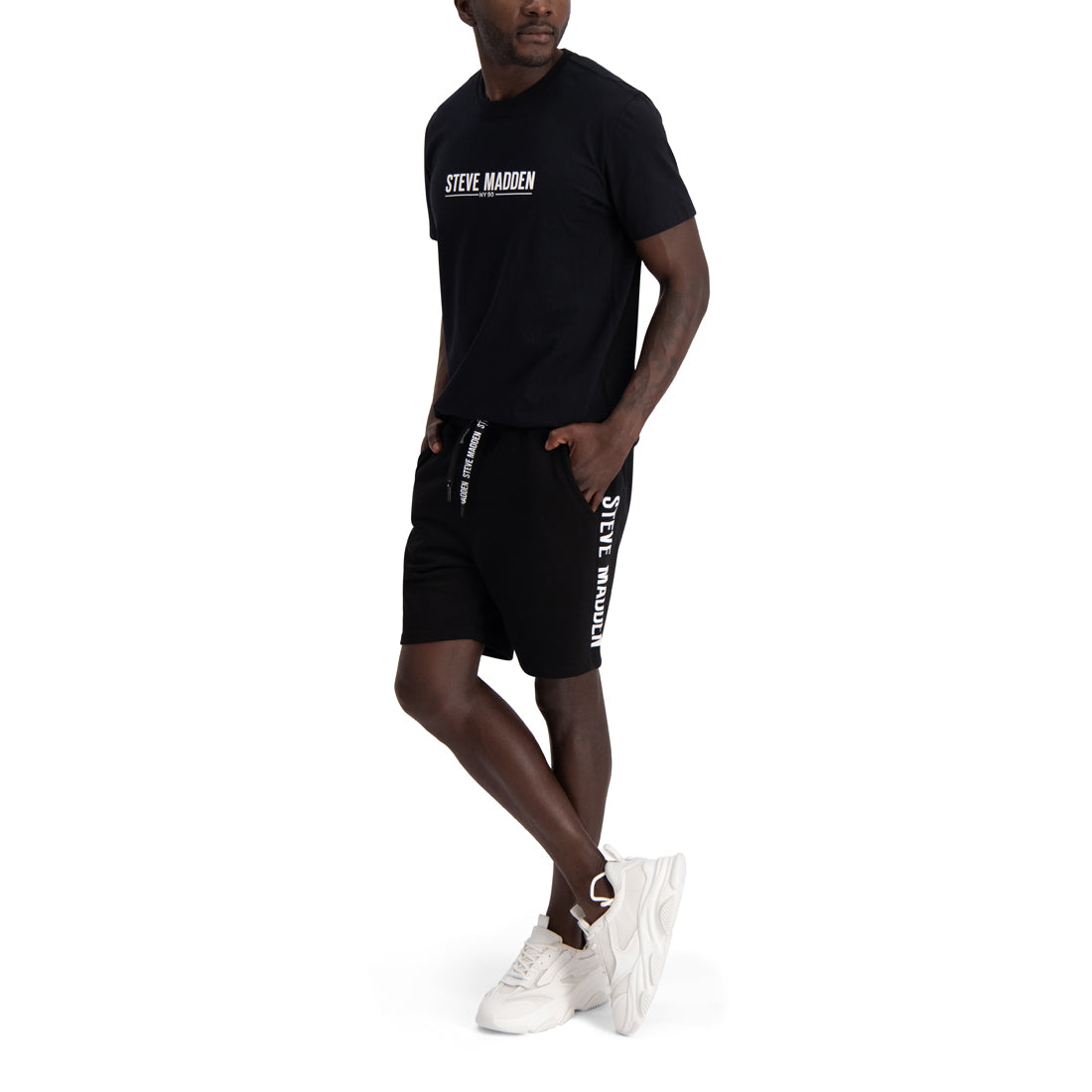 HUNTER MENSWEAR JOGGER SHORTS BLACK