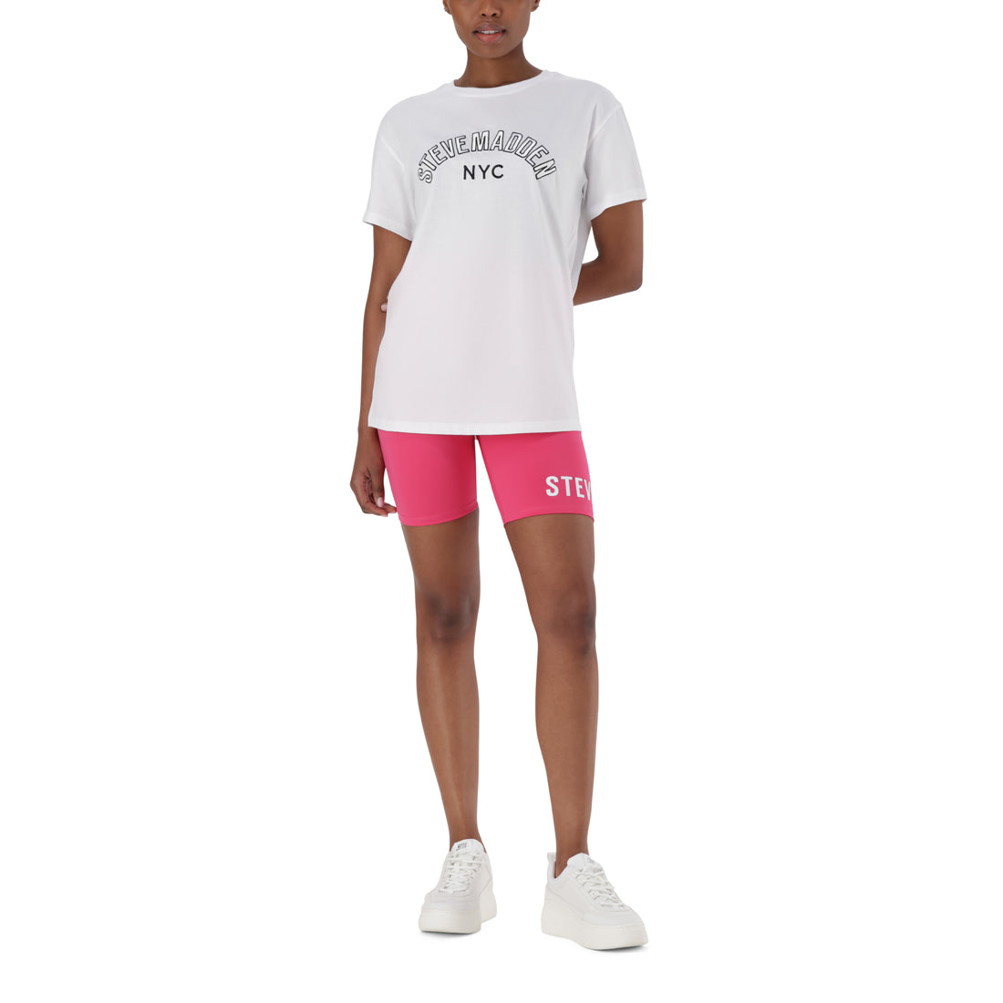 WILLOW WHITE OVERSIZED LOGO TEE