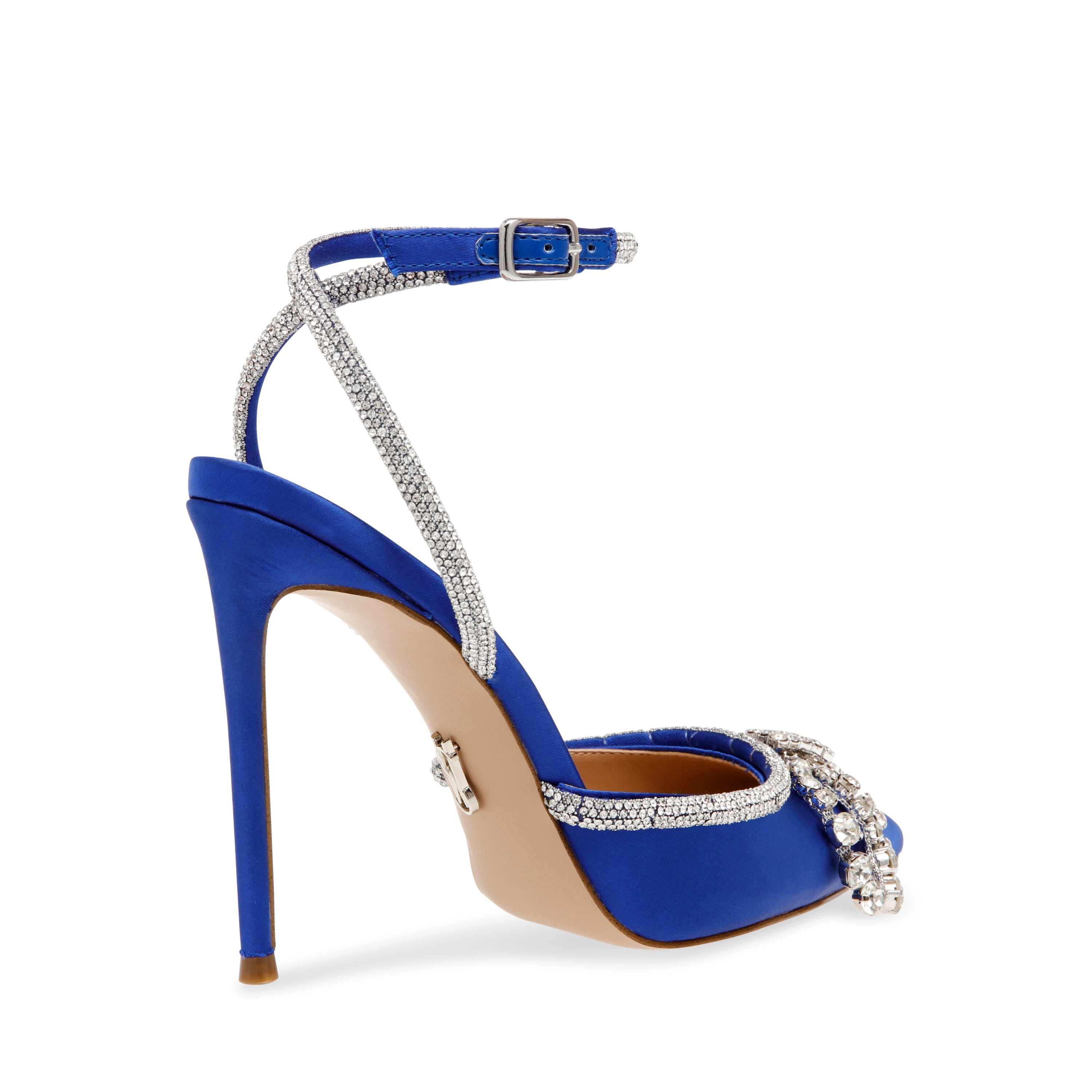 VIBRANTLY BLUE SATIN