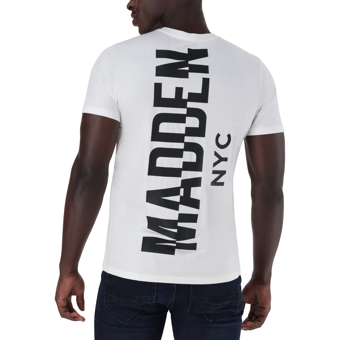 JAXON CREW NECK LOGO TEE WHITE