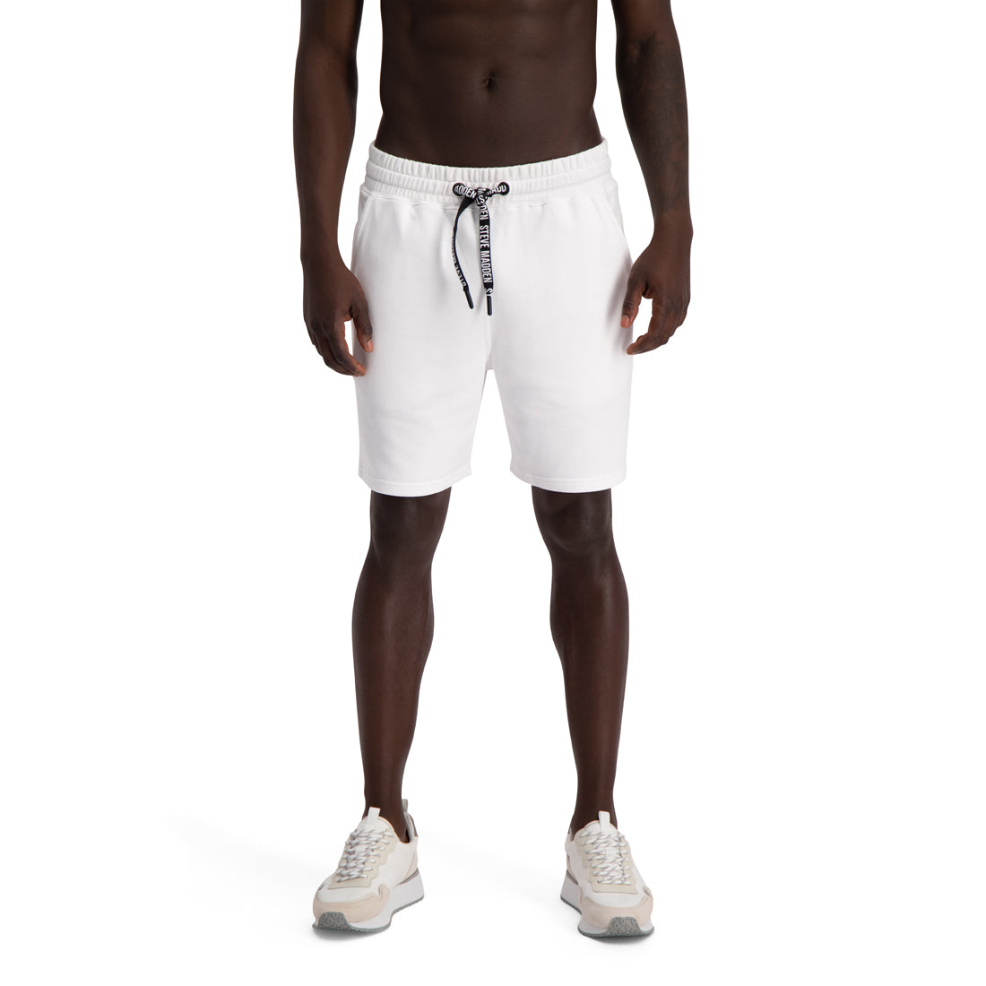 HUNTER MENSWEAR JOGGER SHORTS WHITE