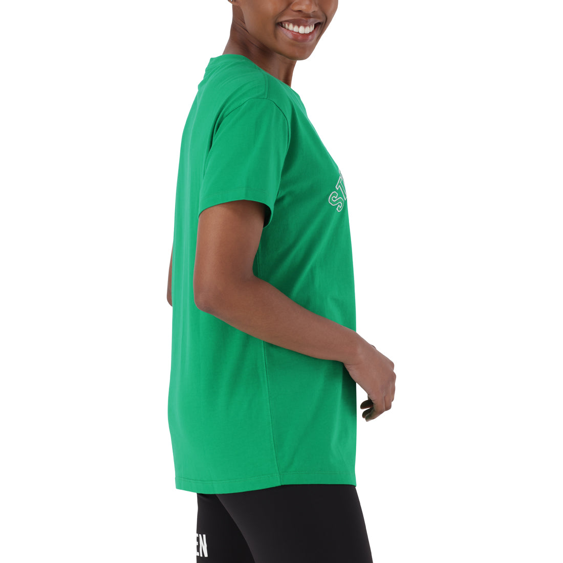 WILLOW GREEN OVERSIZED LOGO TEE