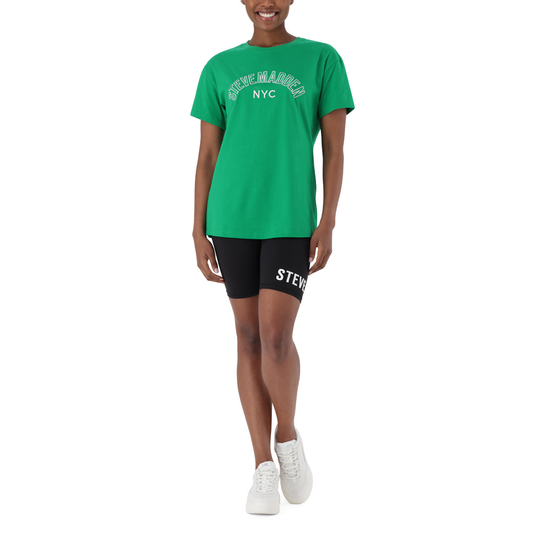 WILLOW GREEN OVERSIZED LOGO TEE