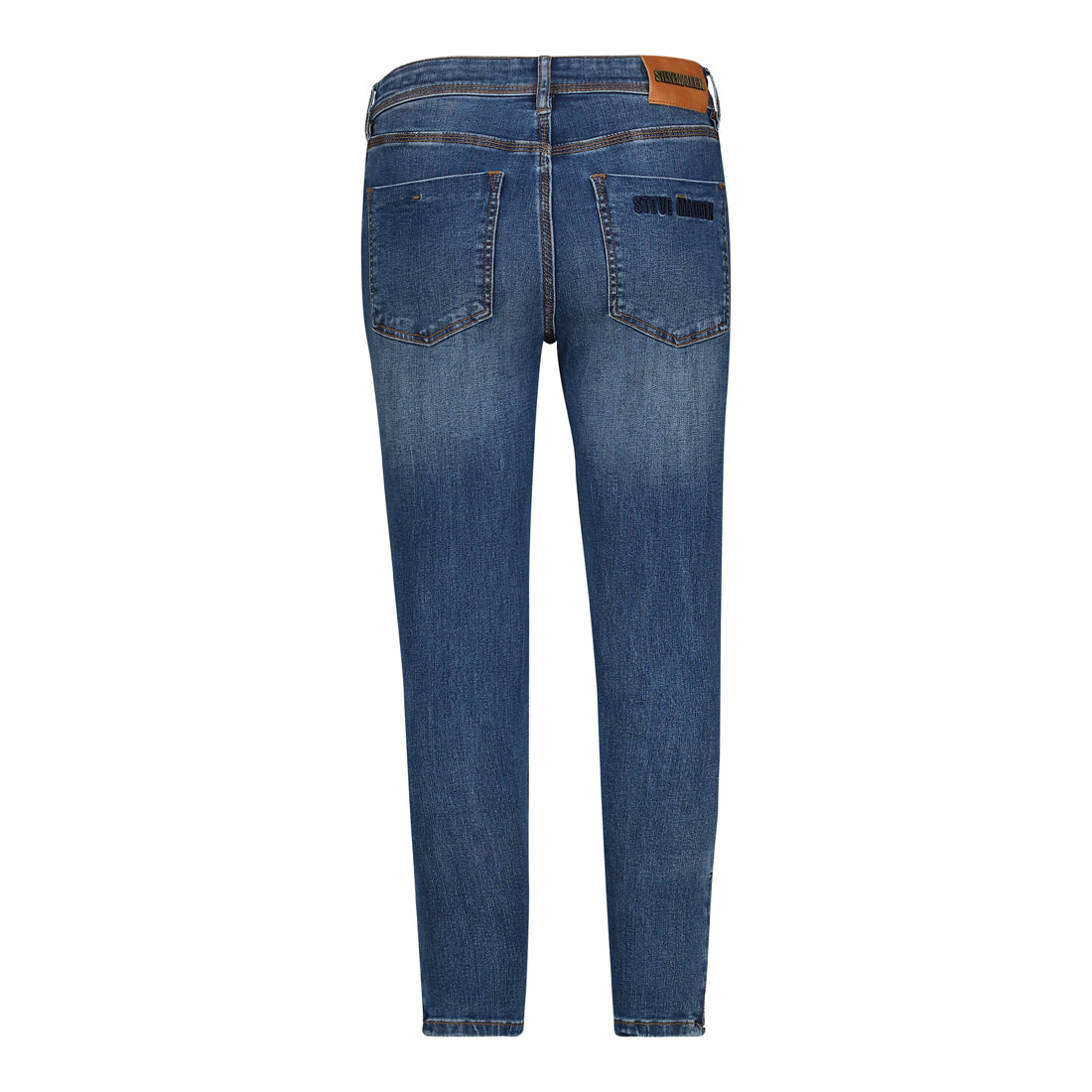 EVA WOMENS WEAR DARK VINTAGE CURVY SKINNY WITH ZIPS